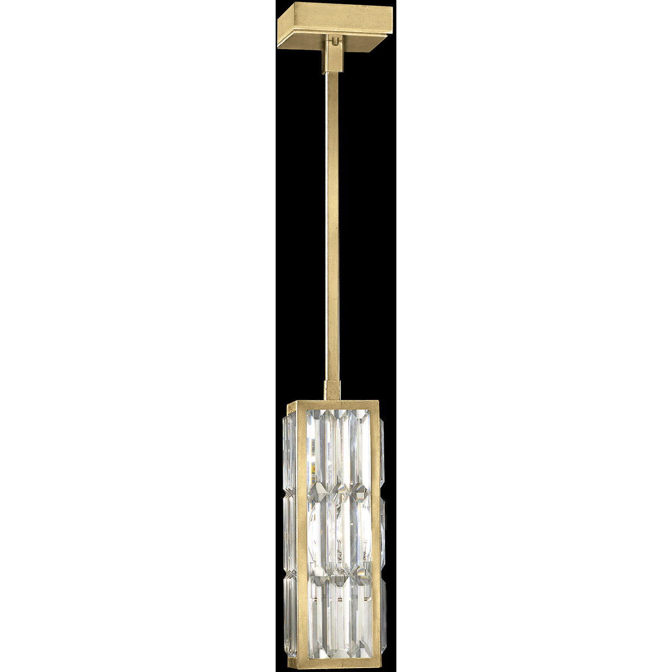 Crystal Enchantment 1 Light 5 inch Gold Drop Light Ceiling Light