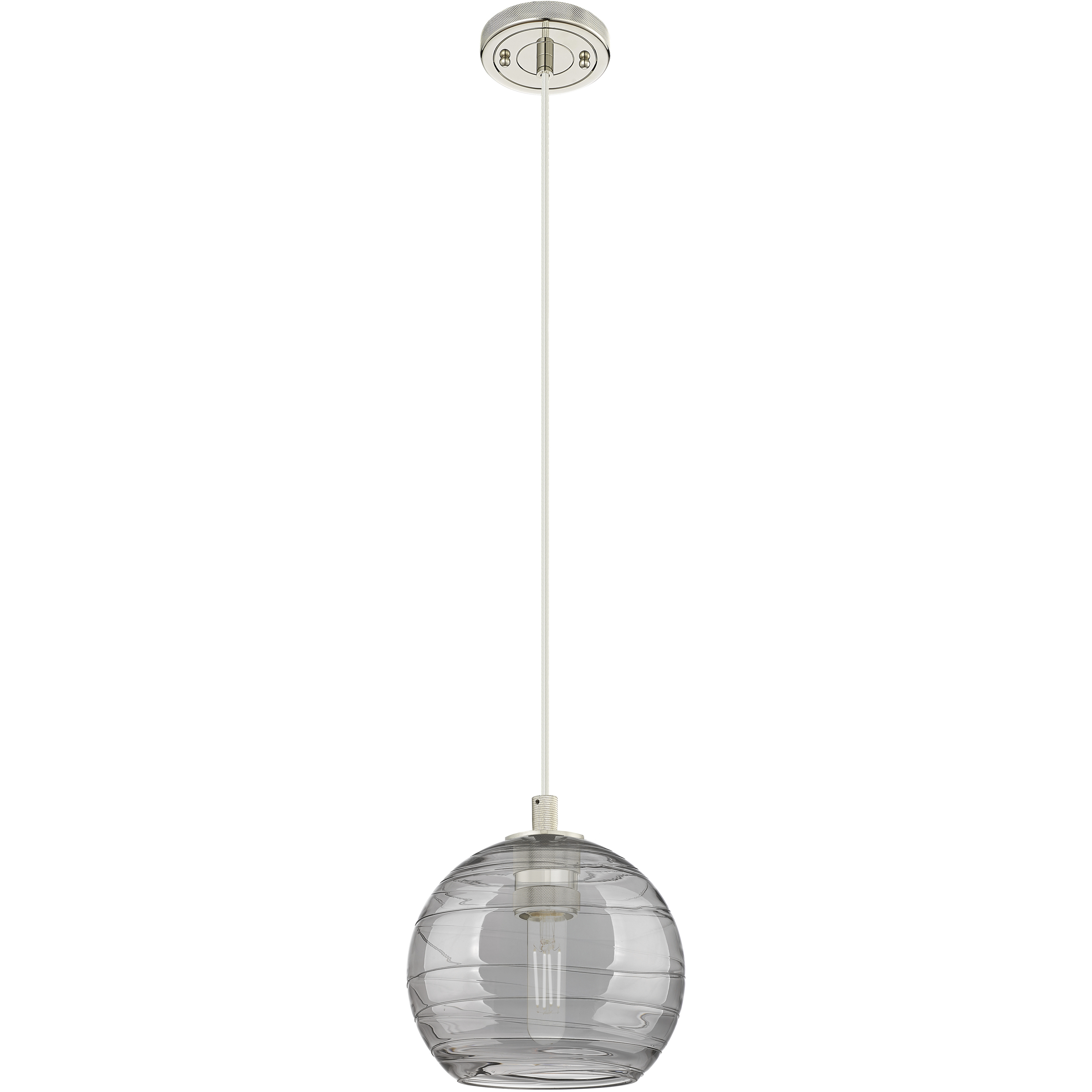 Crown Point 1 Light 8 inch Polished Nickel Pendant Ceiling Light