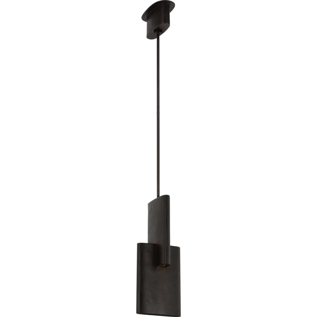 Kelly Wearstler Lotura LED 8 inch Museum Black Intersecting Pendant Ceiling Light