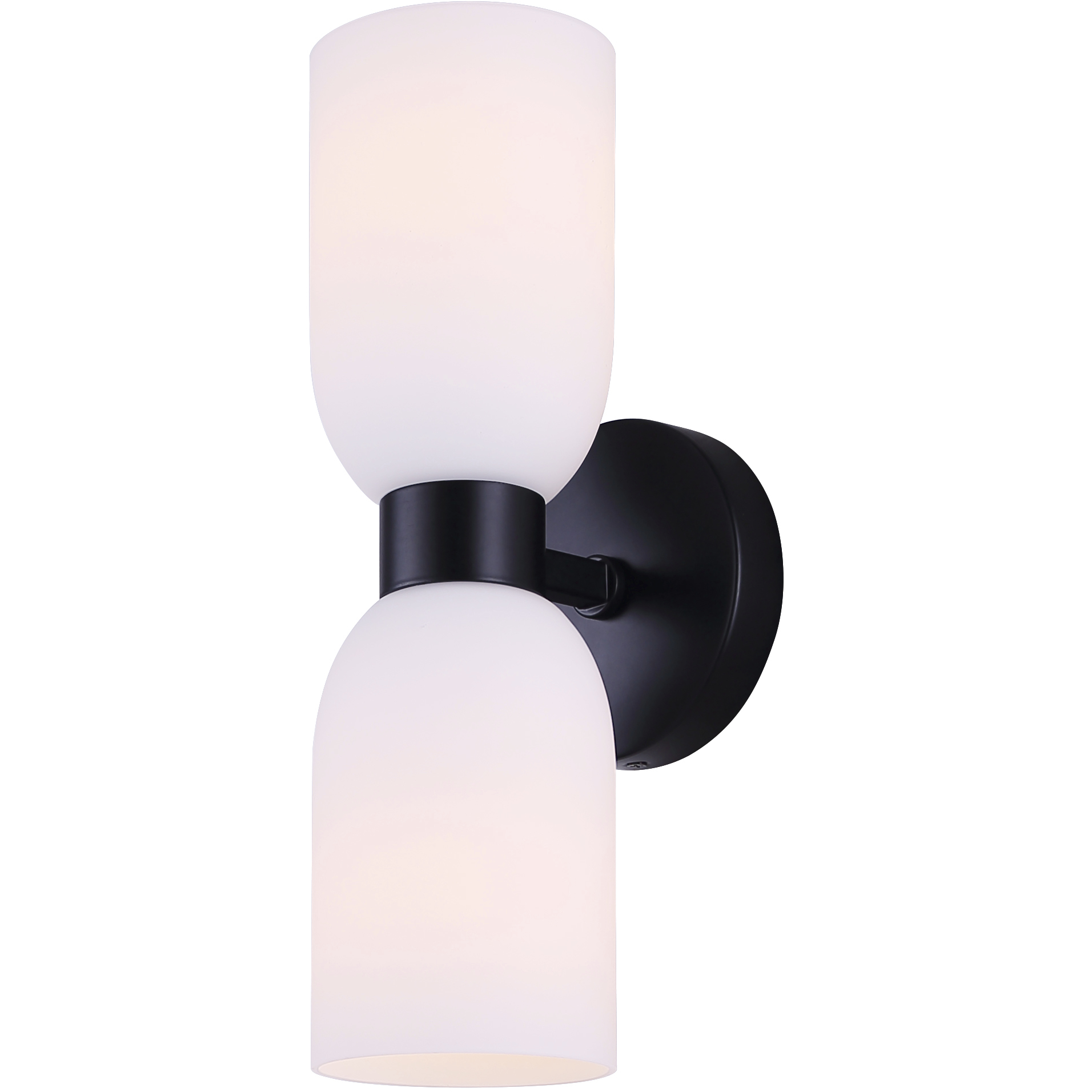 Darius 2 Light 4.75 inch Matte Black Wall Fixture Wall Light