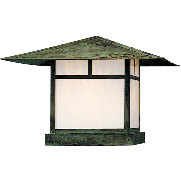 Monterey 1 Light 17 inch Raw Copper Column Mount in Frosted, Cloud Lift Overlay