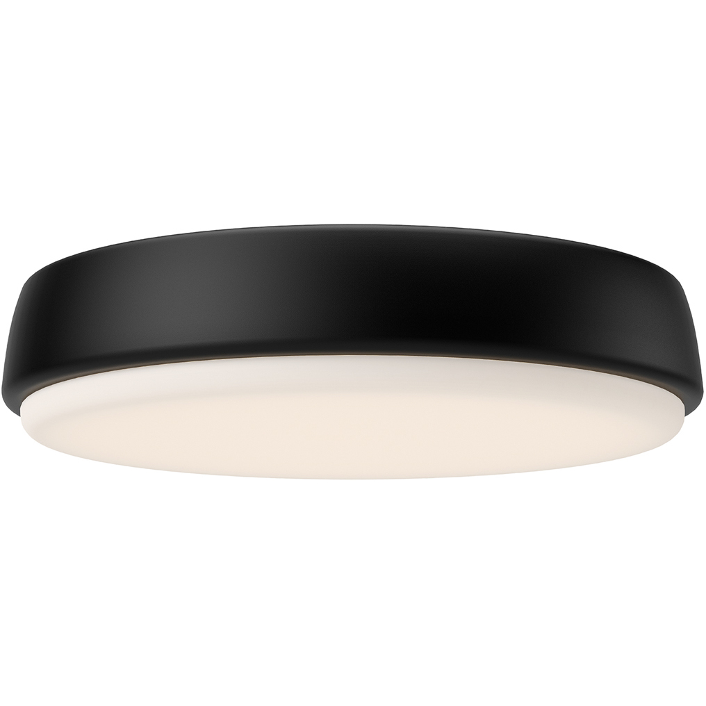 Alora Mood Laval LED 11.13 inch Matte Black Flush Mount Ceiling Light