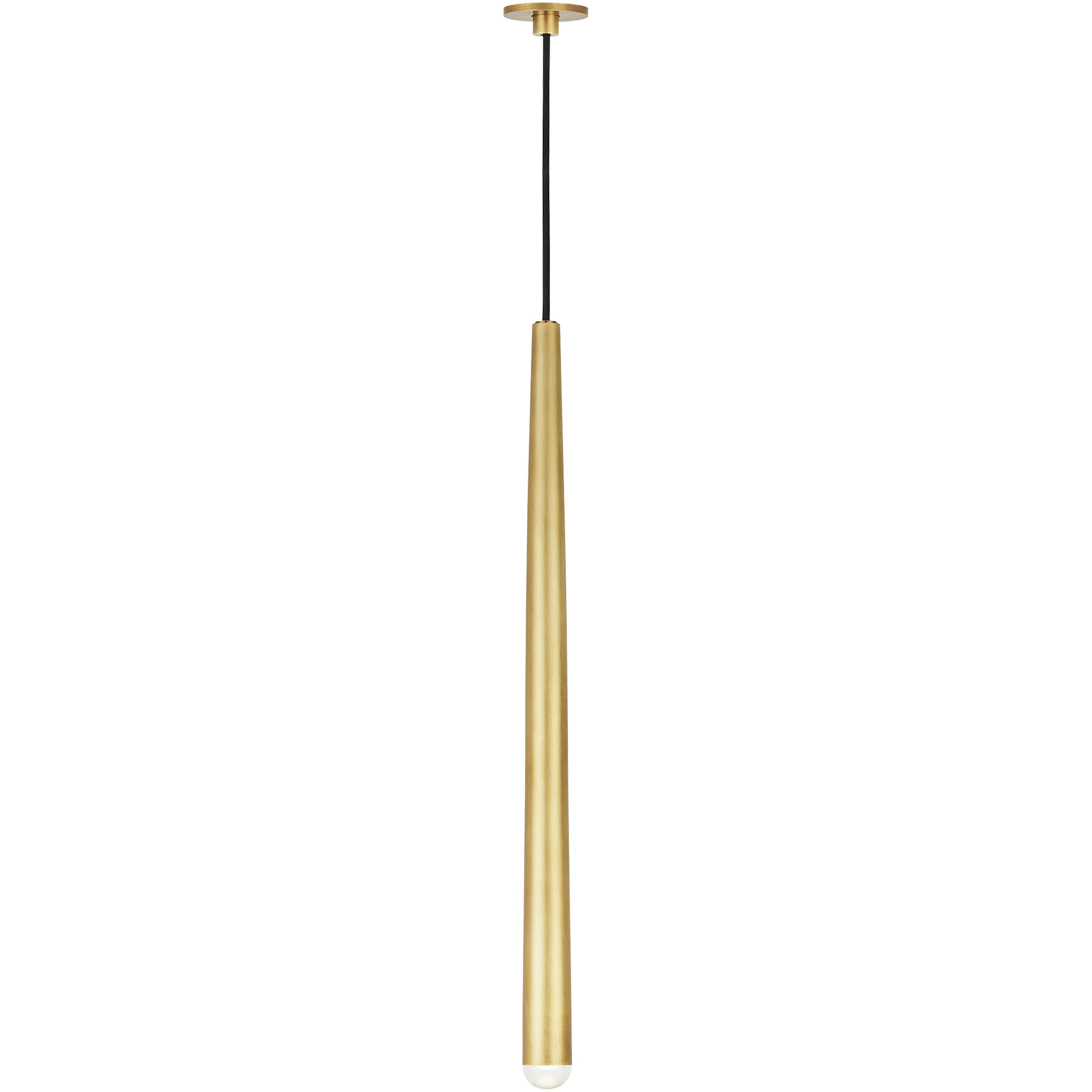 Sean Lavin Pylon LED Natural Brass Pendant Ceiling Light, Integrated LED