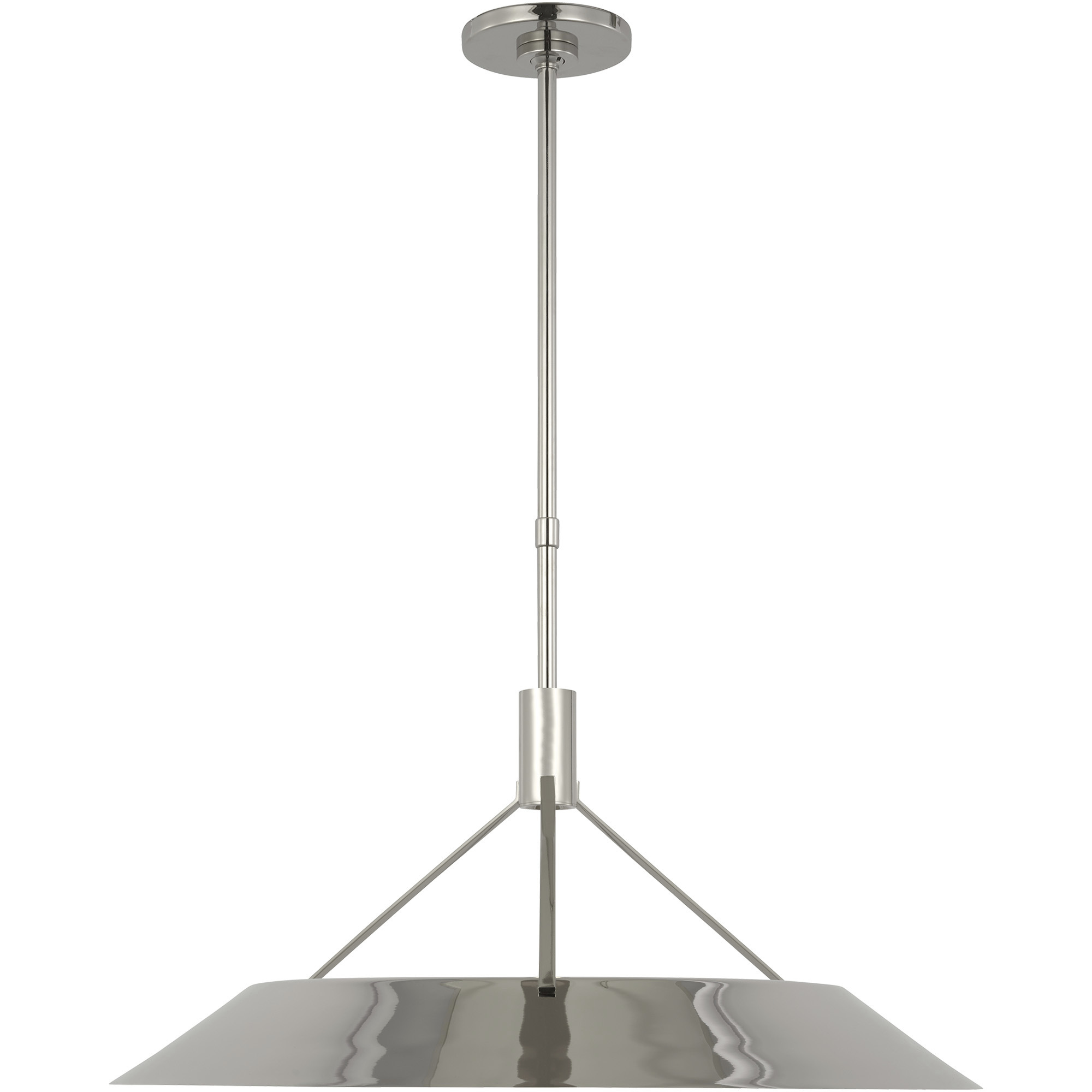 Sean Lavin Sospeso 1-light dimmable LED extra large pendant with natural brass finish