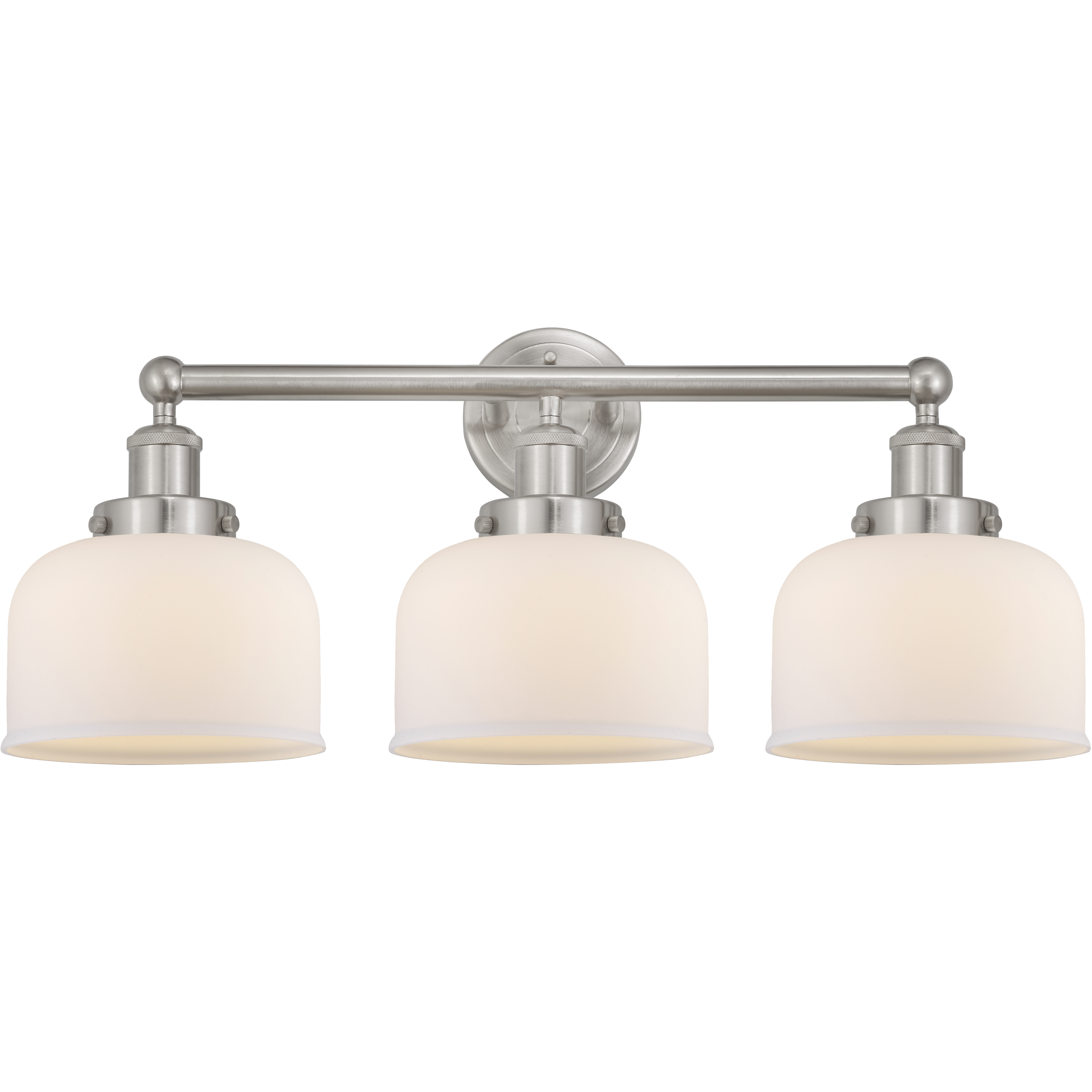 Bell 3 Light 24.5 inch Brushed Satin Nickel Bath Vanity Light Wall Light