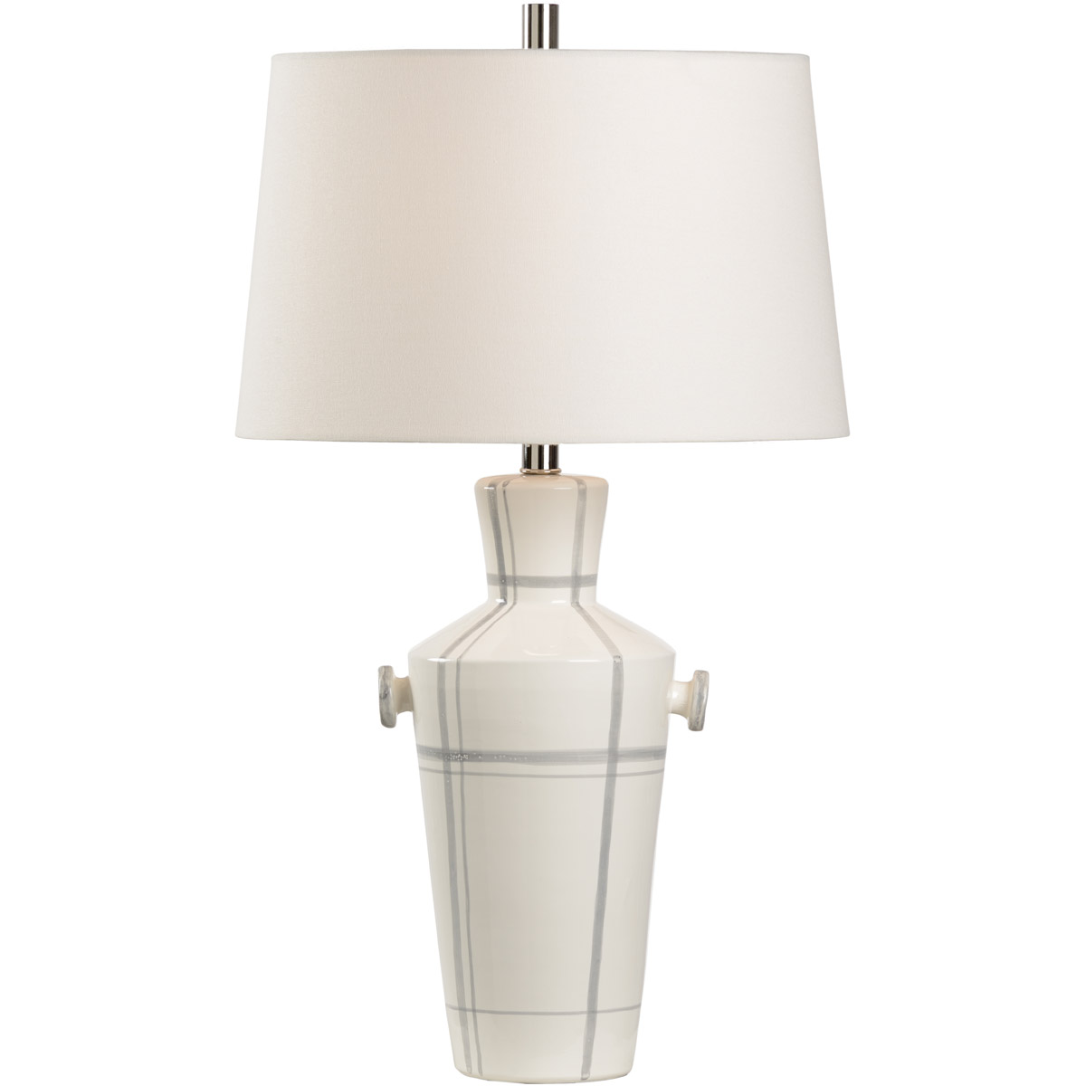 Vietri 29 inch 100 watt Chalk/Gray Glaze Table Lamp Portable Light