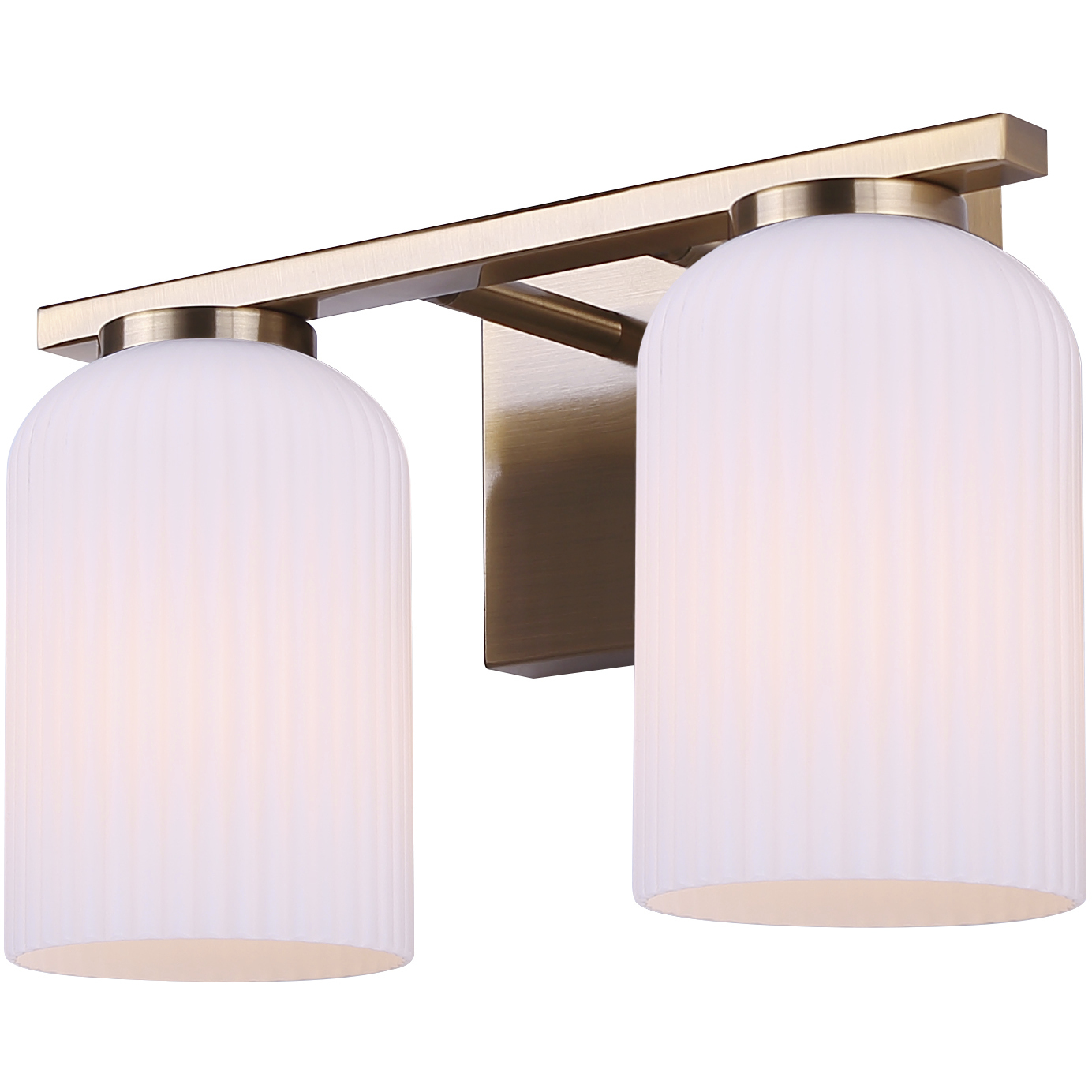Bram 2 Light 12.5 inch Gold Vanity Fixture Wall Light