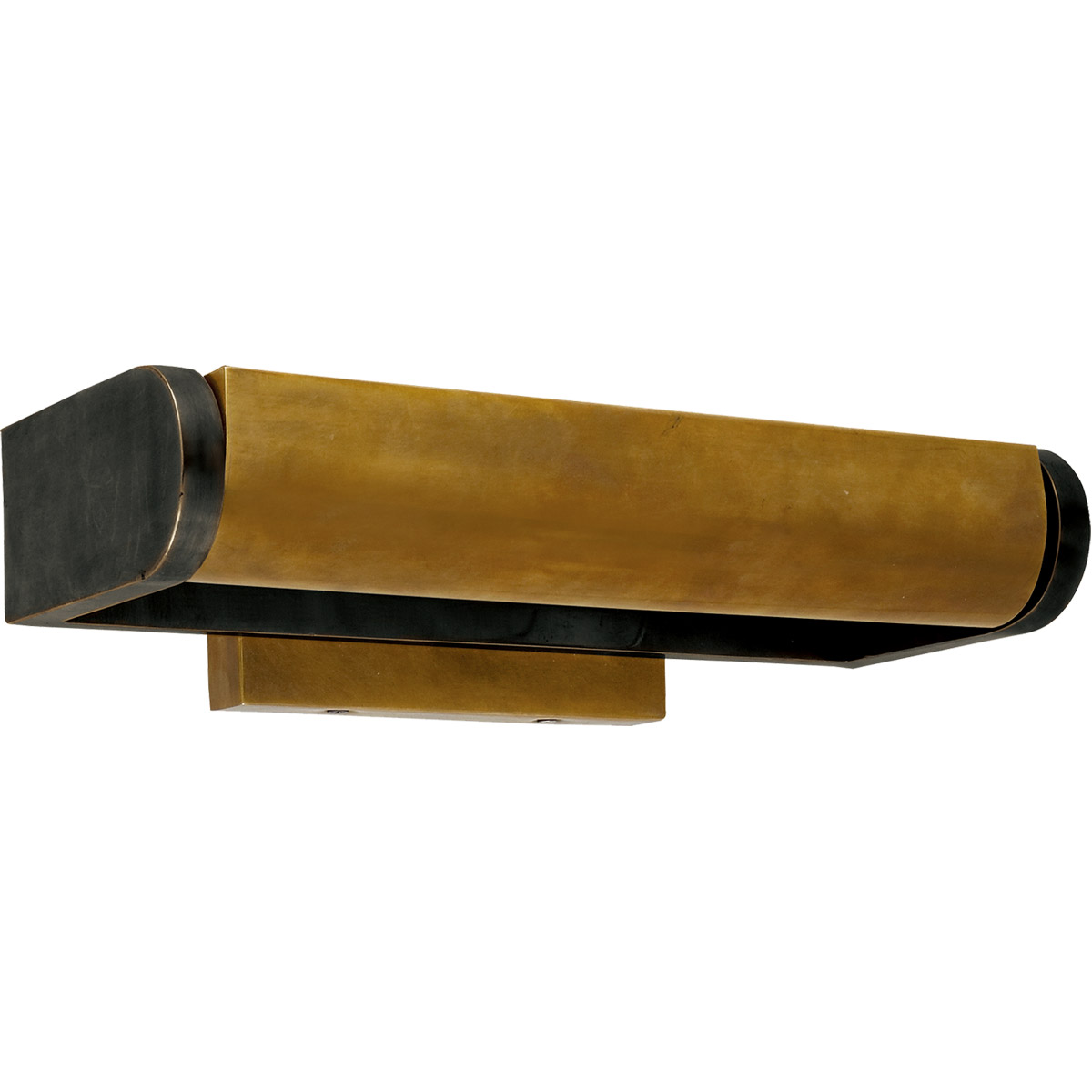Thomas O'Brien David Art 40 watt 12 inch Bronze Picture Light Wall Light in Antique Brass, Bronze and Hand-Rubbed Antique Brass