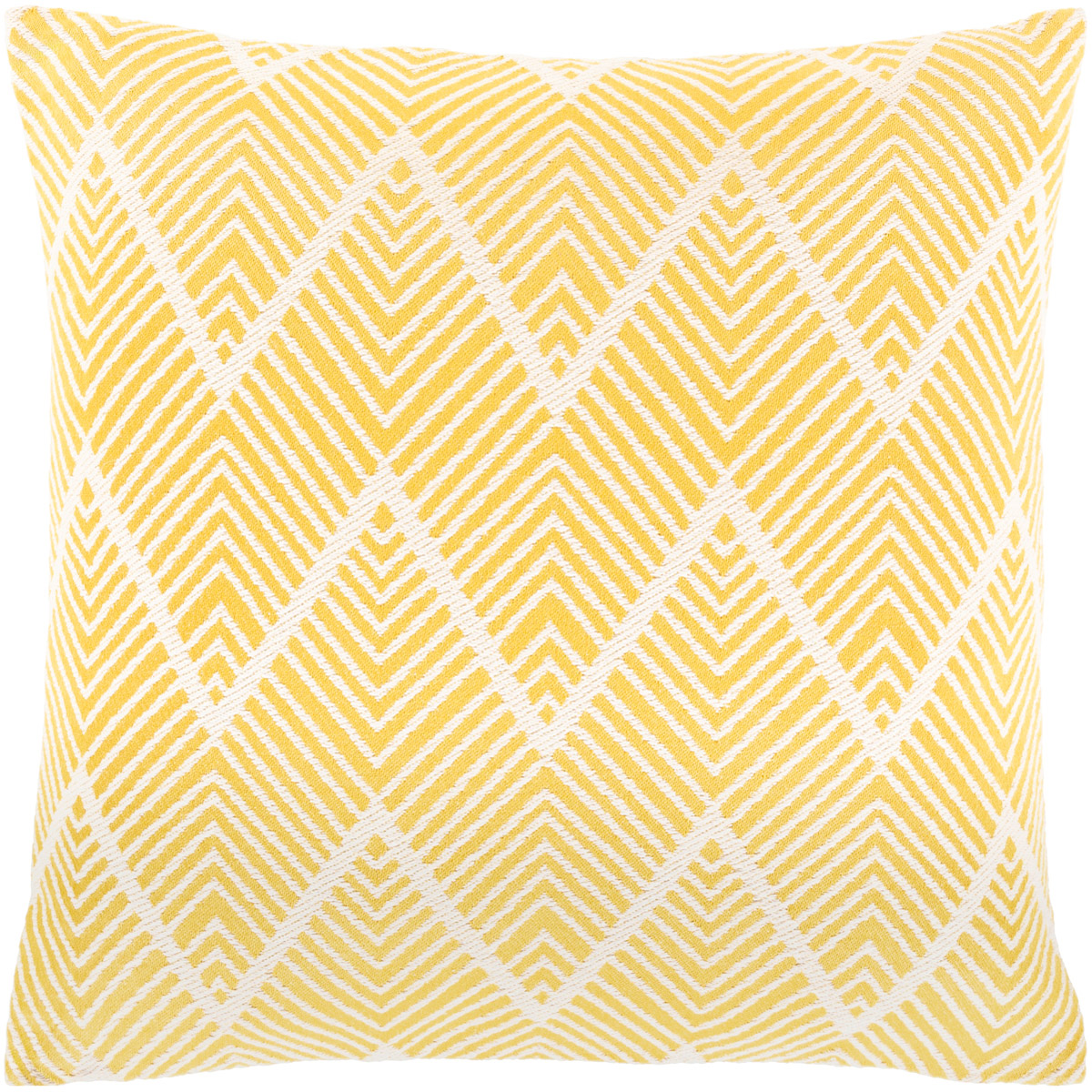 Kanga 20 X 20 inch Medium Gray/Saffron/Cream Pillow Cover, Square