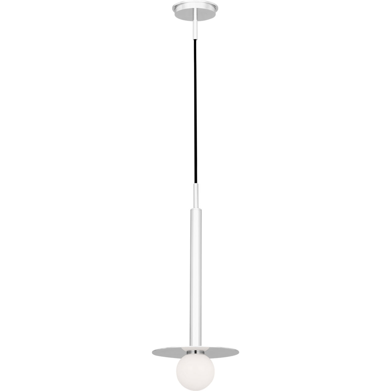 Kelly by Kelly Wearstler Nodes 1 Light 8 inch Polished Nickel Pendant Ceiling Light