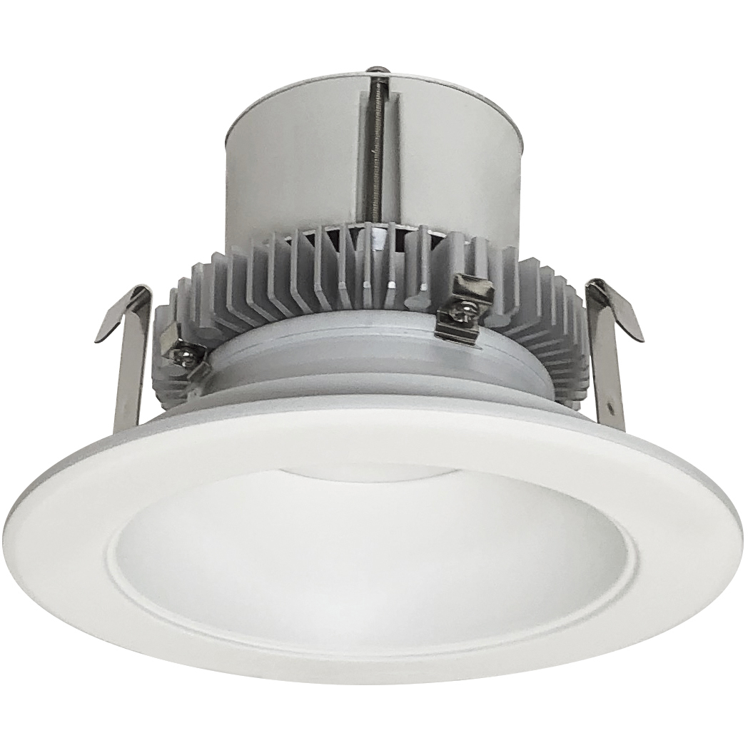 Cobalt Click Matte Powder White Recessed Light in 4000K
