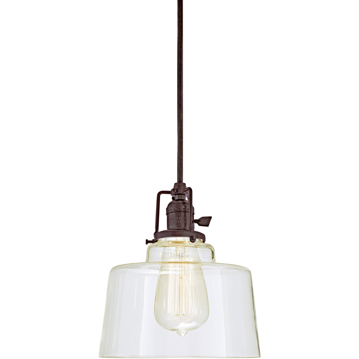 Union Square Buffy 1 Light 7 inch Oil Rubbed Bronze Pendant Ceiling Light