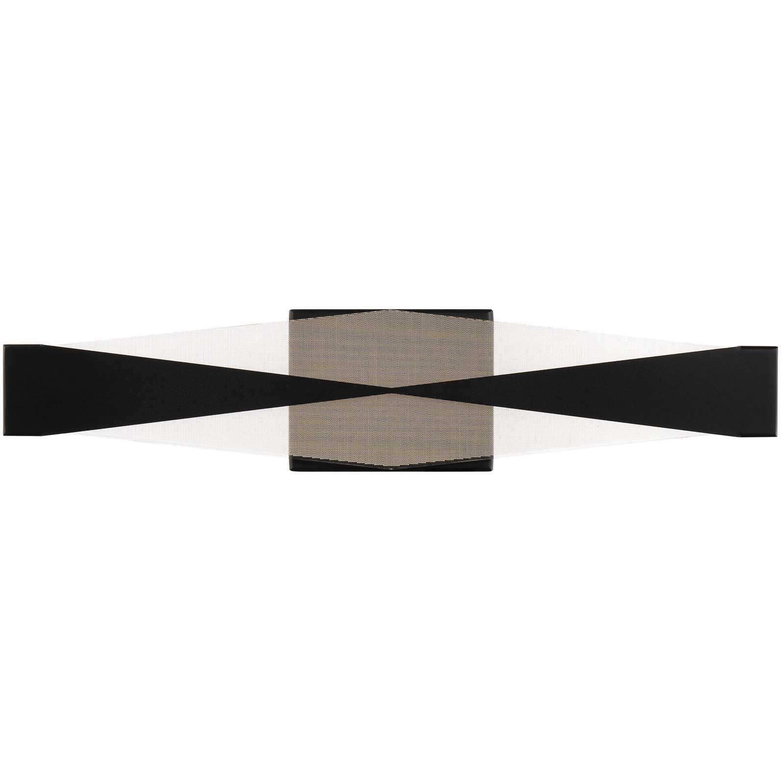 Enigmatic LED 24 inch Black Bath Vanity & Wall Light in 3000K, dweLED