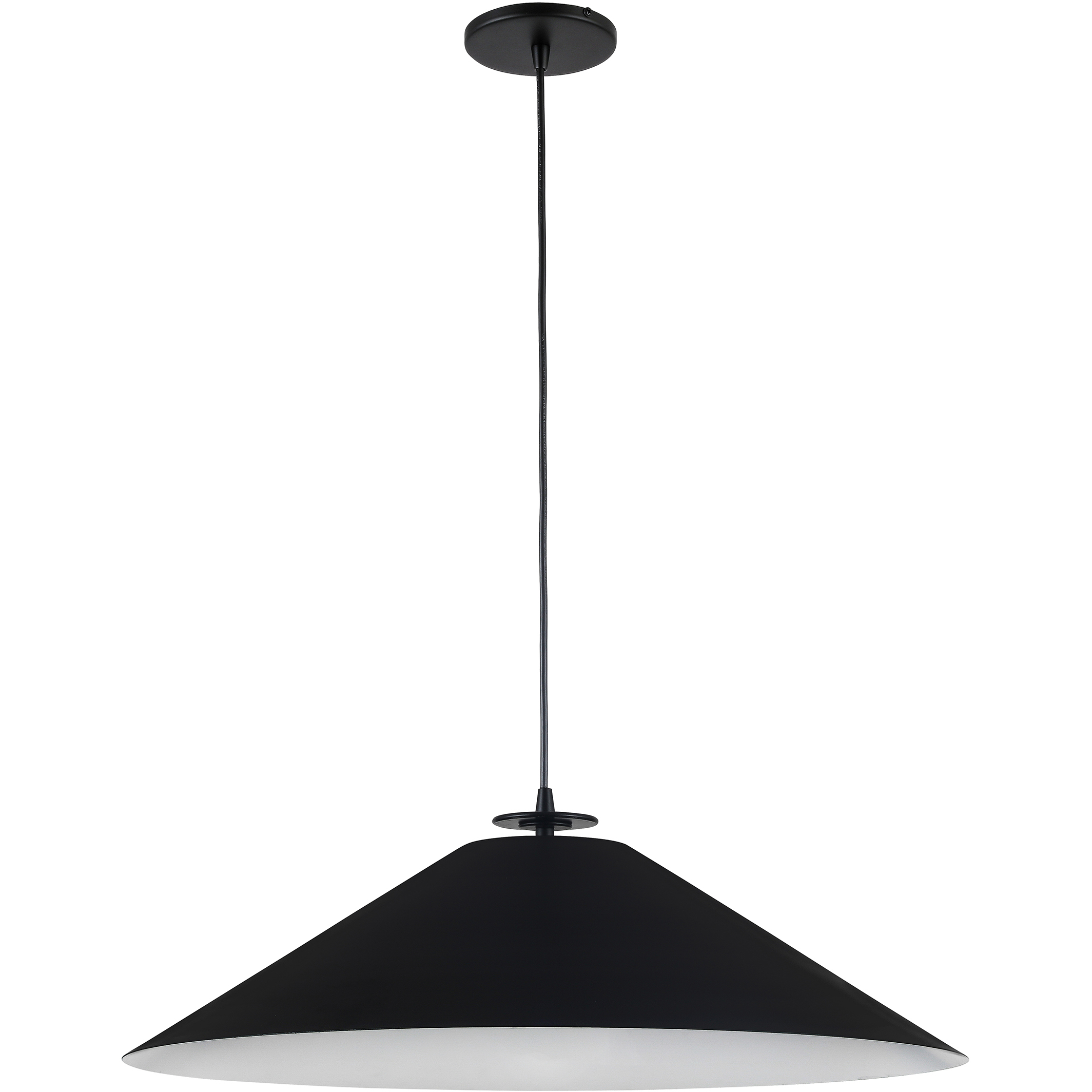 Prudence 1 Light 24 inch Matte Black Pendant Ceiling Light