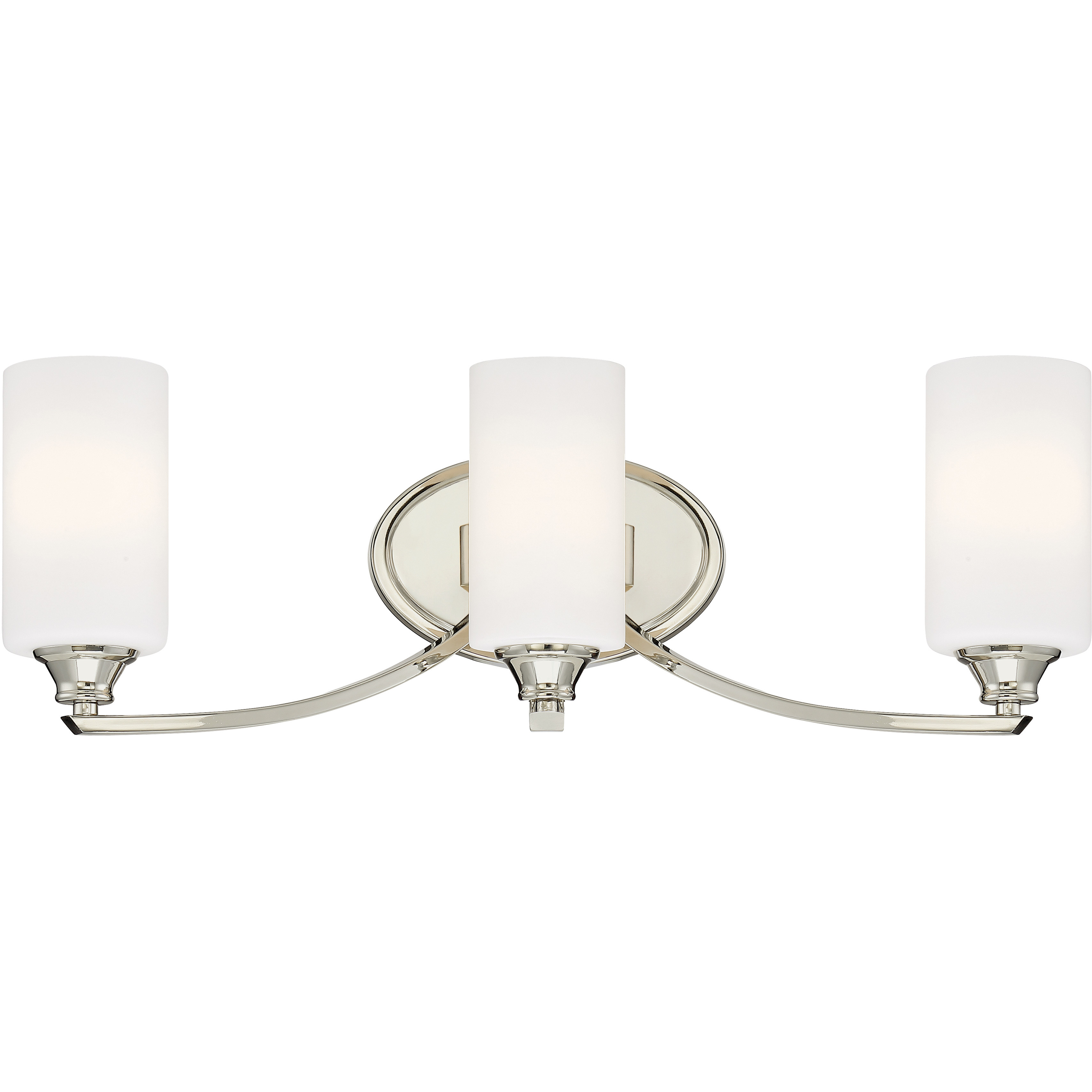 Tilbury 3 Light 24 inch Polished Nickel Bath Light Wall Light