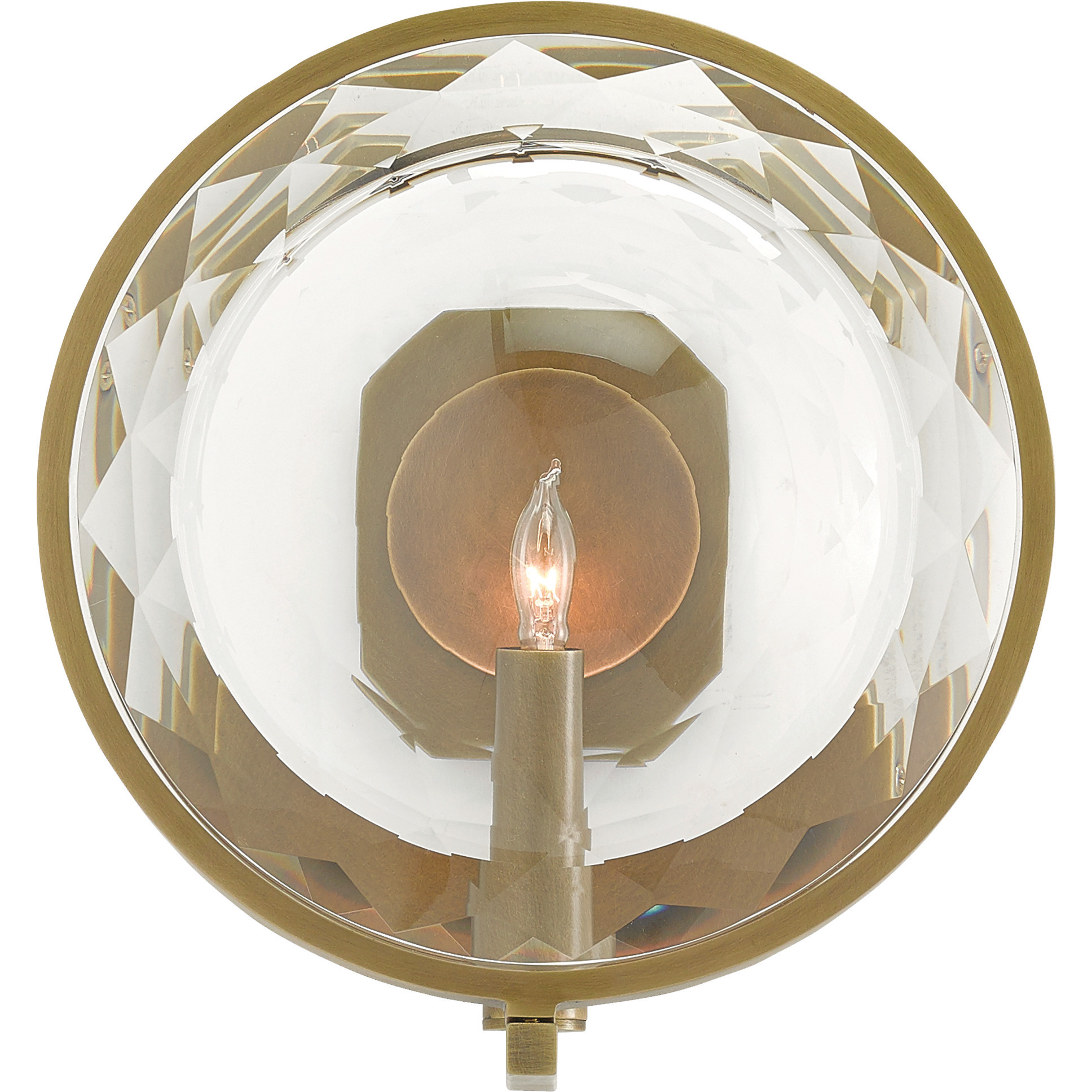 MarjieScope 1 Light 9.5 inch Antique Brass Wall Sconce Wall Light, Marjorie Skouras Collection