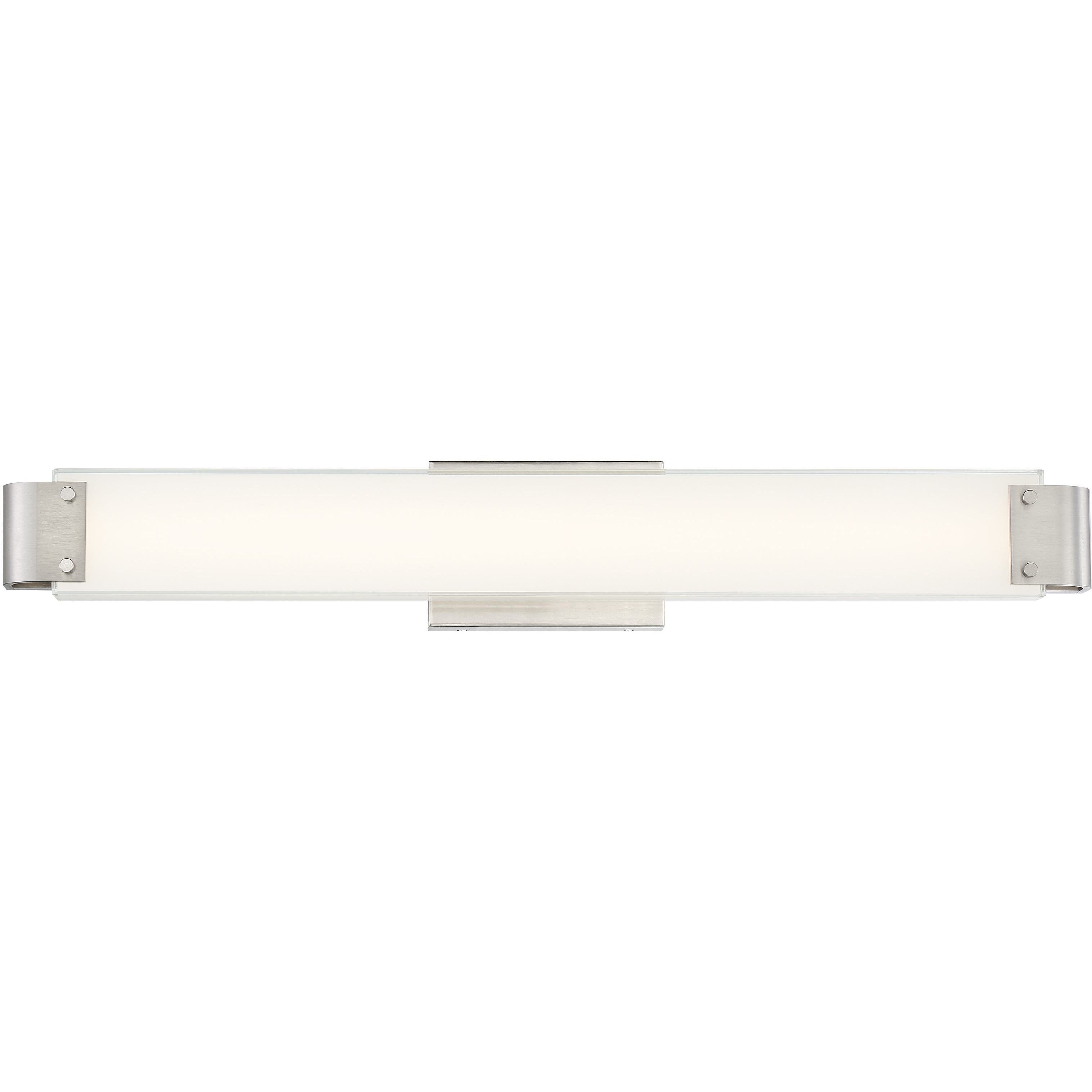 Round-A-Bout LED 30 inch Brushed Nickel Bath Light Wall Light