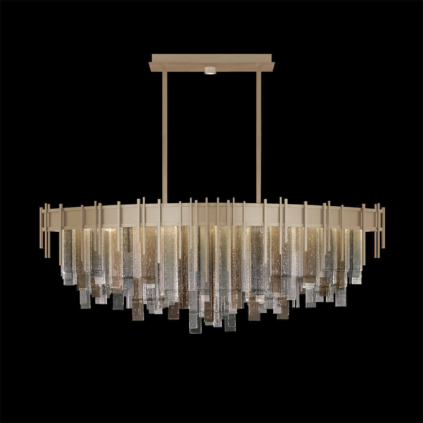 Arpeggio 19 Light 54.5 inch Gold Pendant Ceiling Light