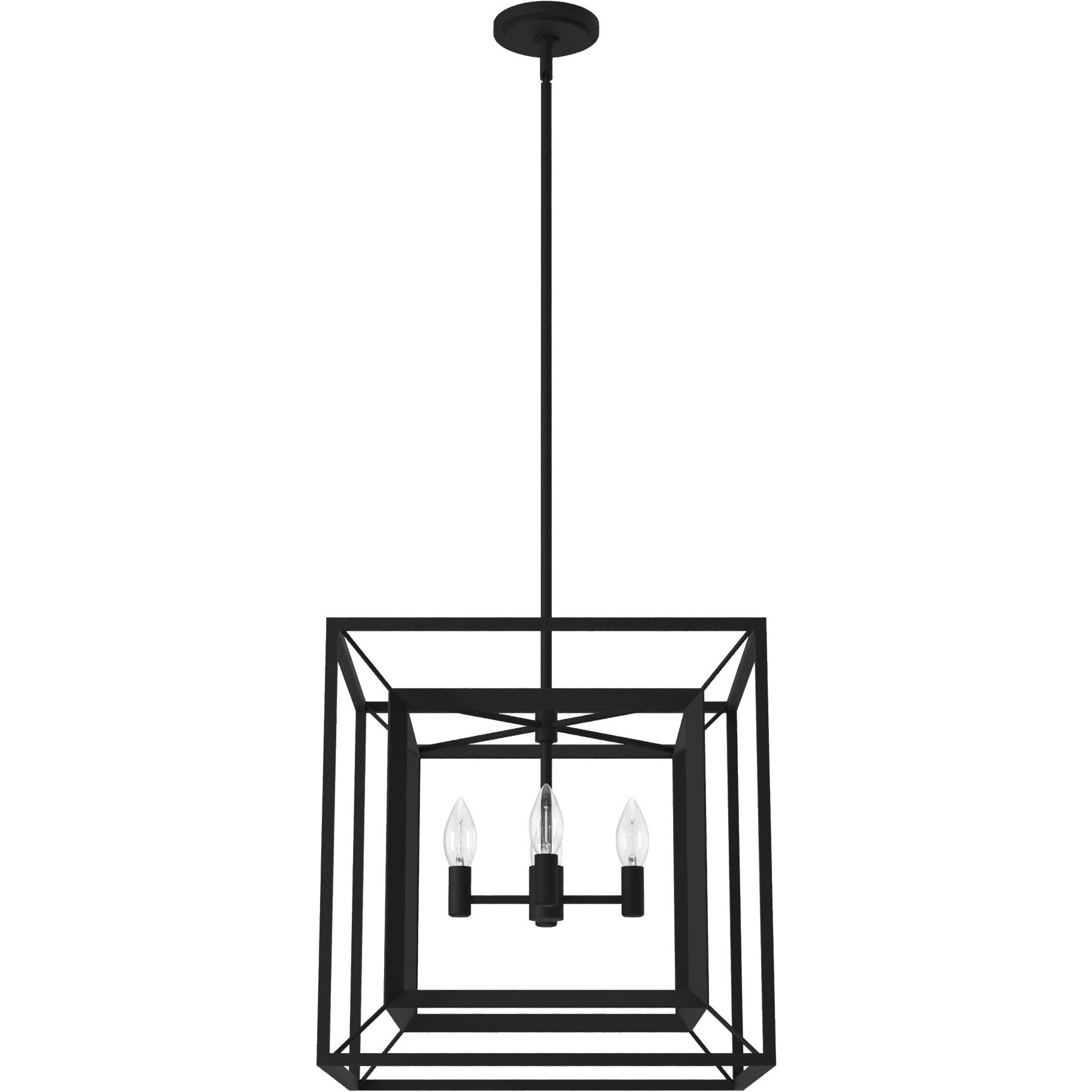 Doherty 4 Light 18 inch Natural Iron Chandelier Ceiling Light