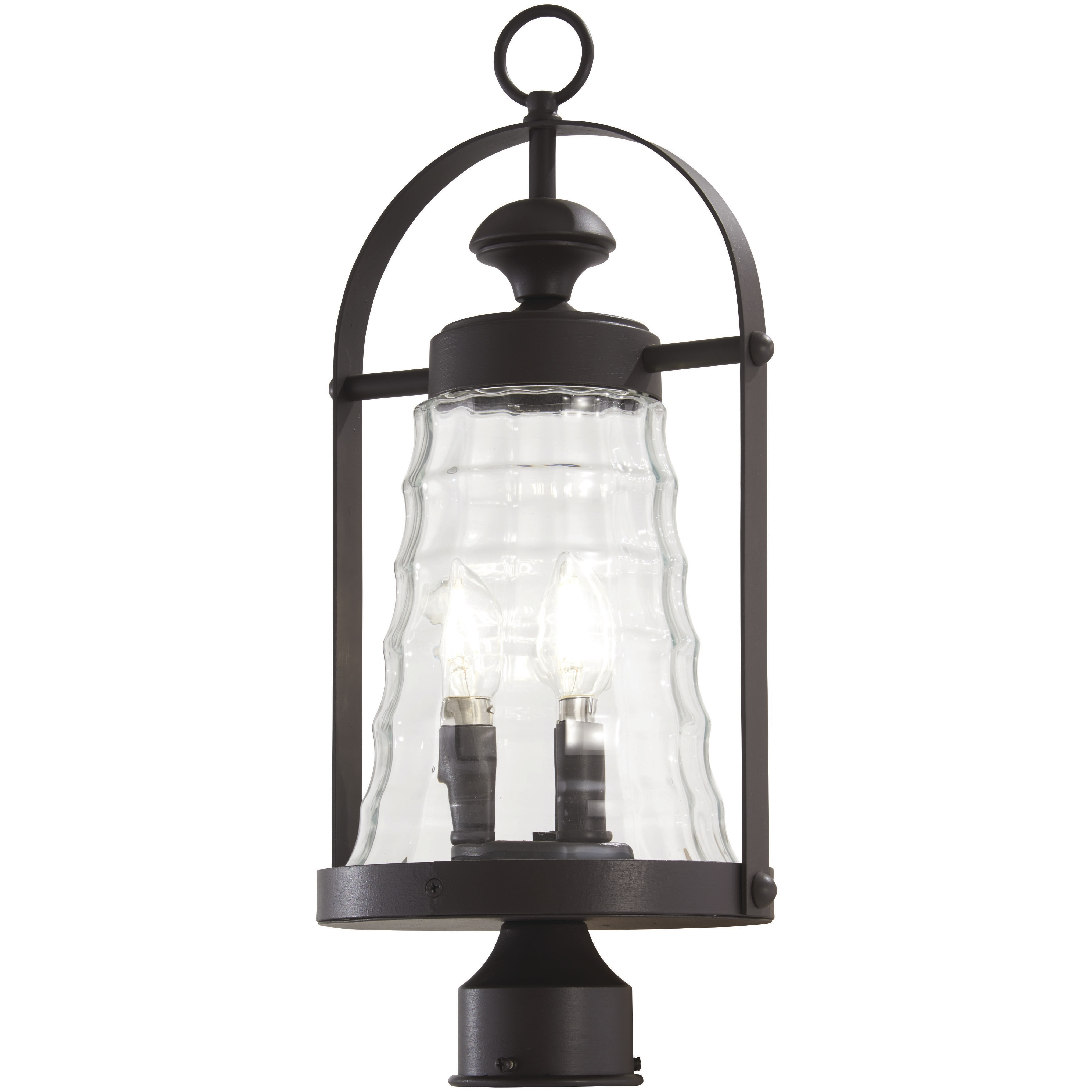 Sycamore Trail 3 Light 20 inch Dorian Bronze Outdoor Post Mount Lantern, The Great Outdoors