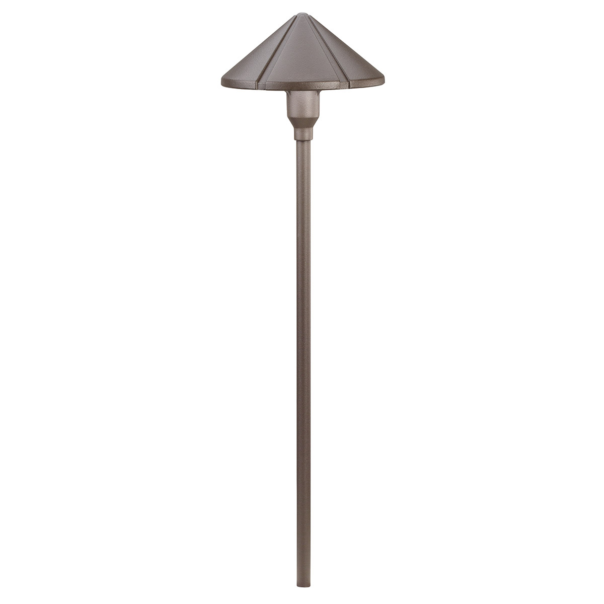 Six Groove 12 24.40 watt Textured Architectural Bronze Landscape 12V Path & Spread