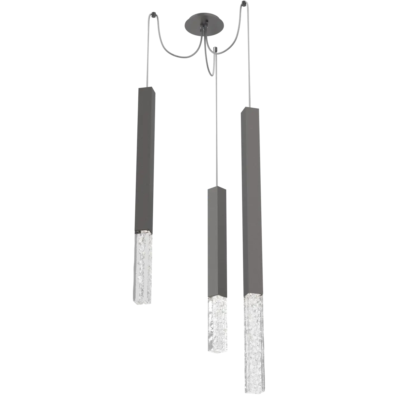 Axis XL LED 11 inch Graphite Swag Multi-Pendant Ceiling Light