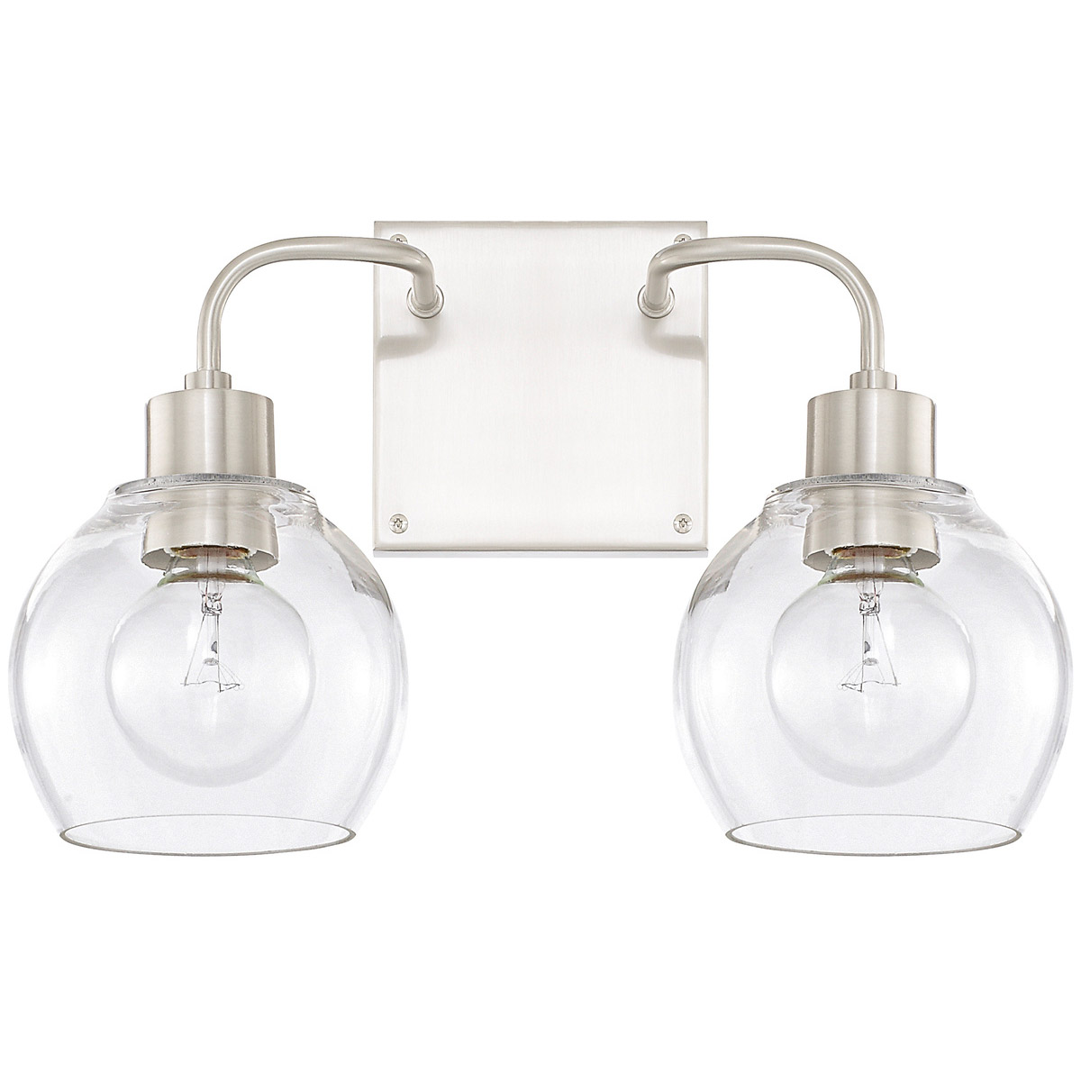 Tanner 2 Light 15 inch Brushed Nickel Vanity Light Wall Light