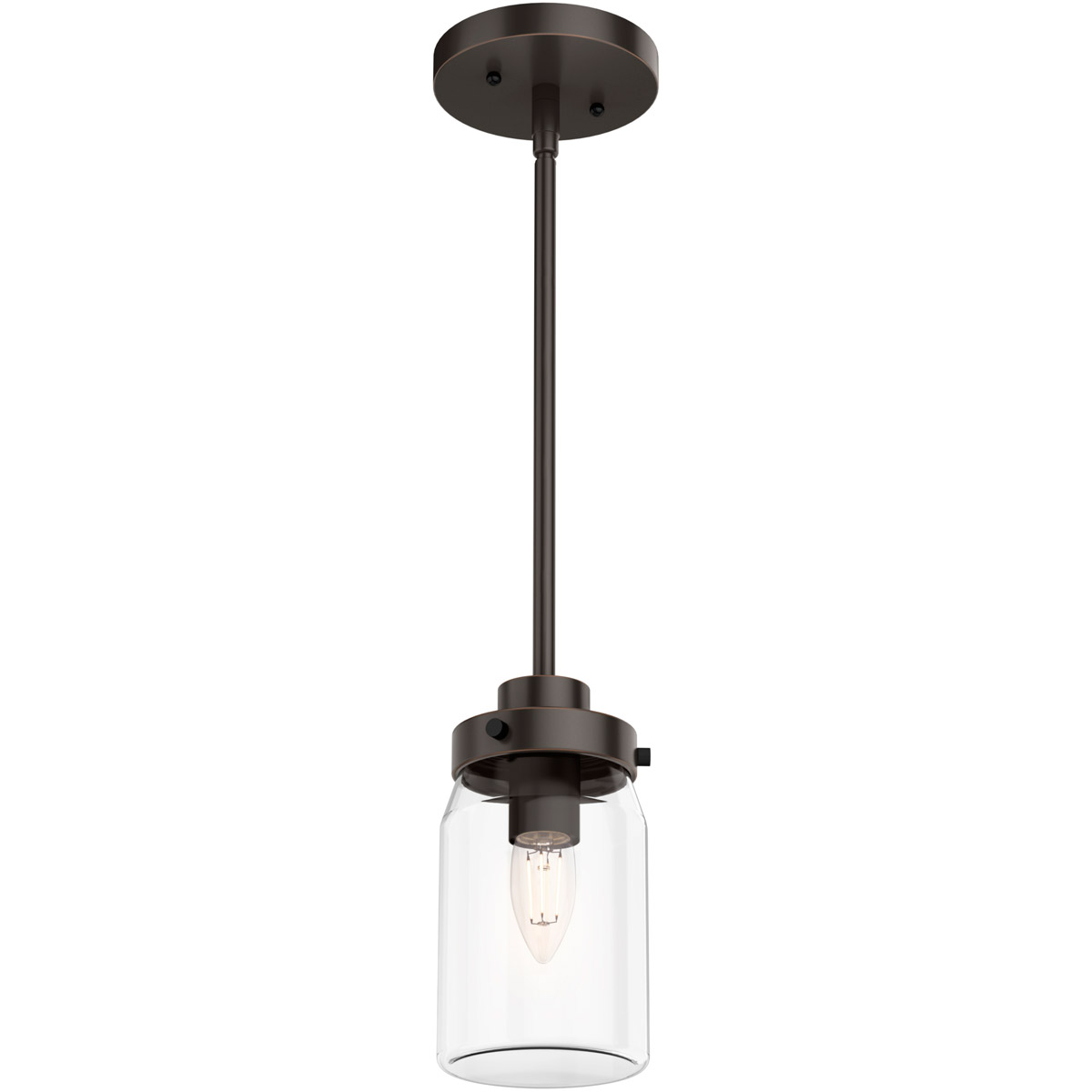 Devon Park 1 Light 4.4 inch Onyx Bengal Mini Pendant Ceiling Light
