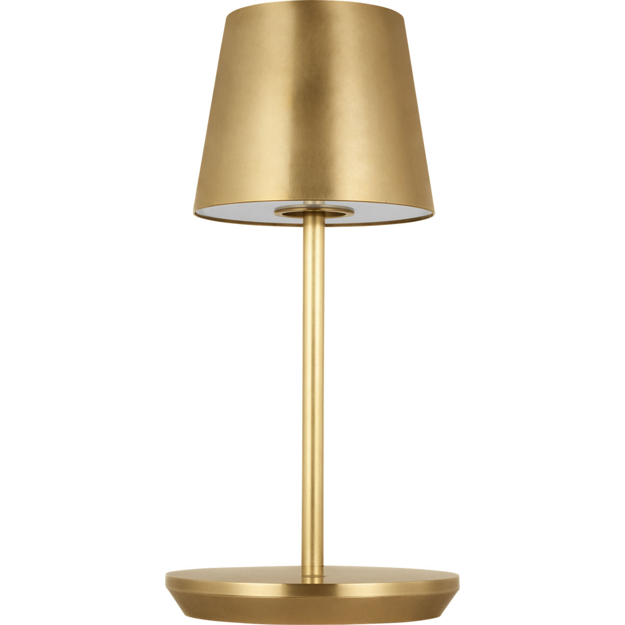 Sean Lavin Nevis 10.5 inch 2.4 watt Hand Rubbed Antique Brass Rechargeable Table Lamp Portable Light