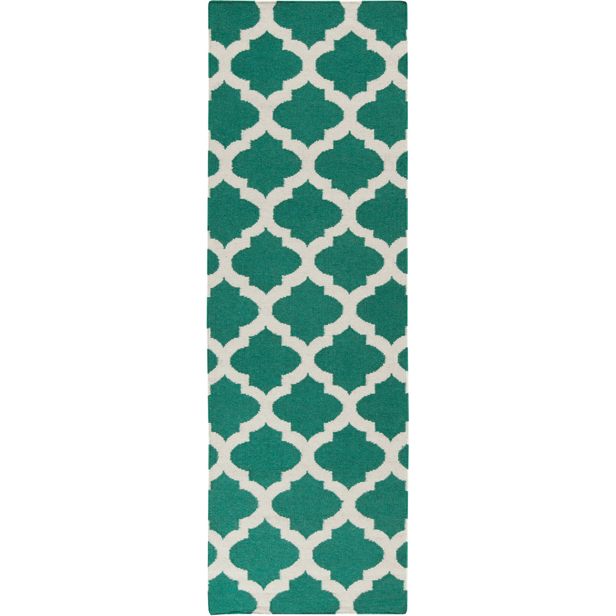 Frontier 96 X 30 inch Emerald, Khaki Rug