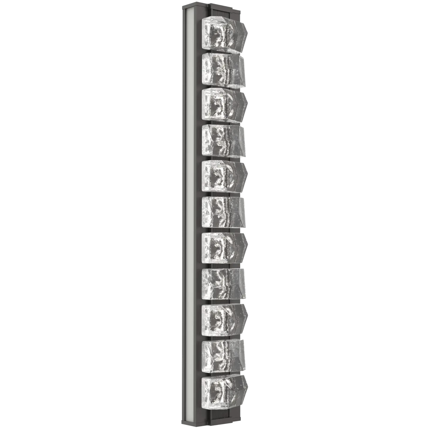 Tessera LED 5.1 inch Graphite with Salt White Sconce Wall Light