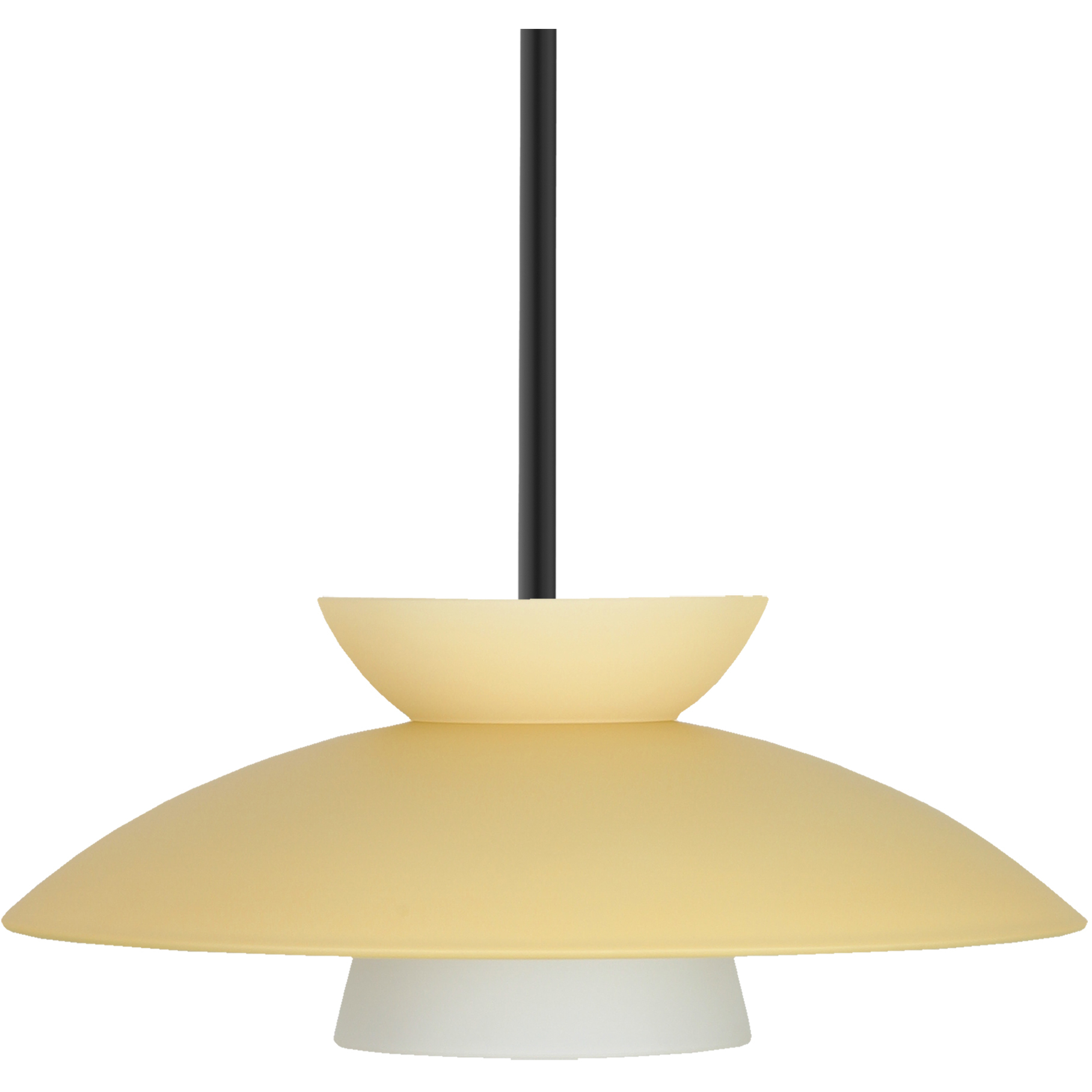 Trilo 15 1 Light Black Stem Pendant Ceiling Light