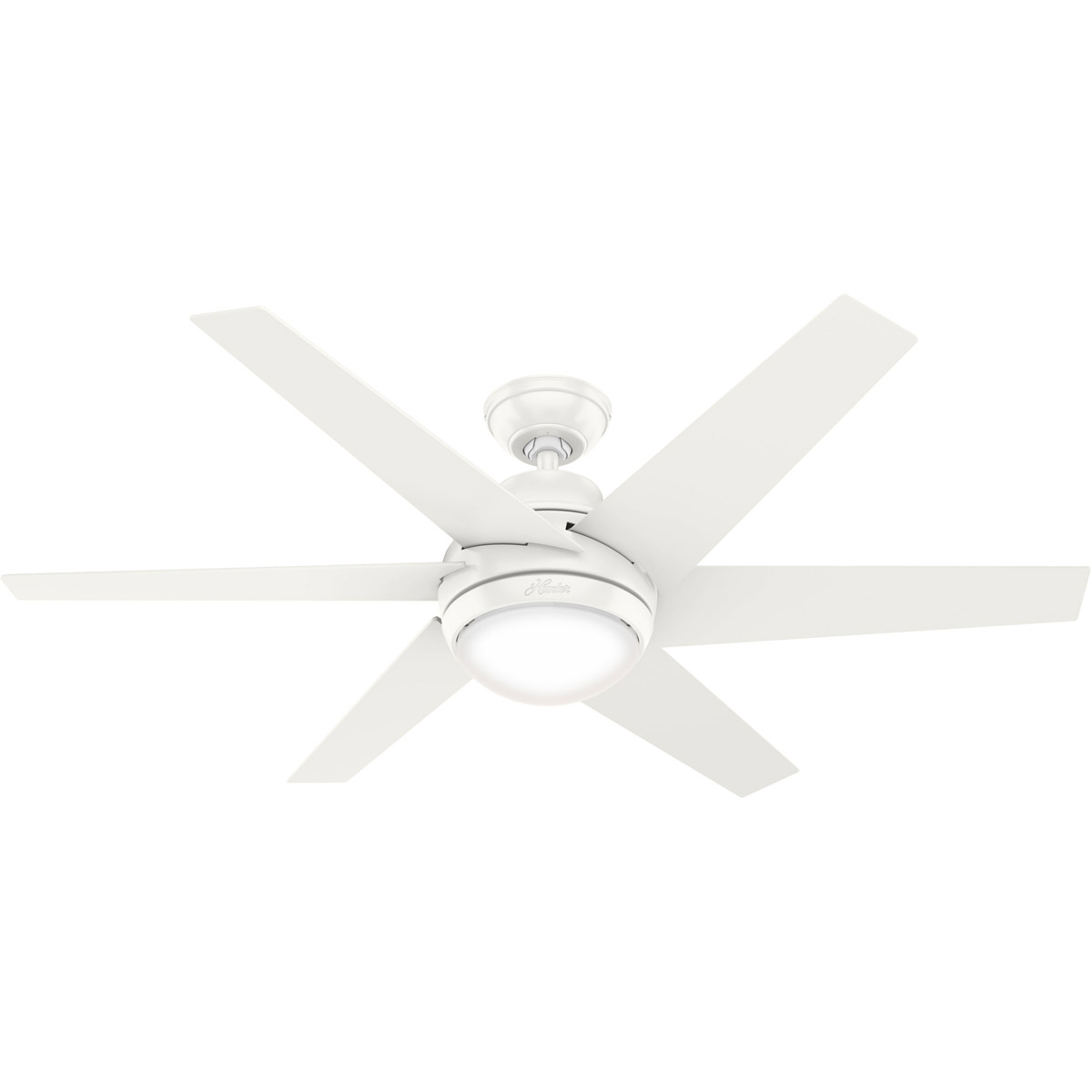 Hunter Fan 50977 Sotto 52 inch Fresh White Ceiling Fan