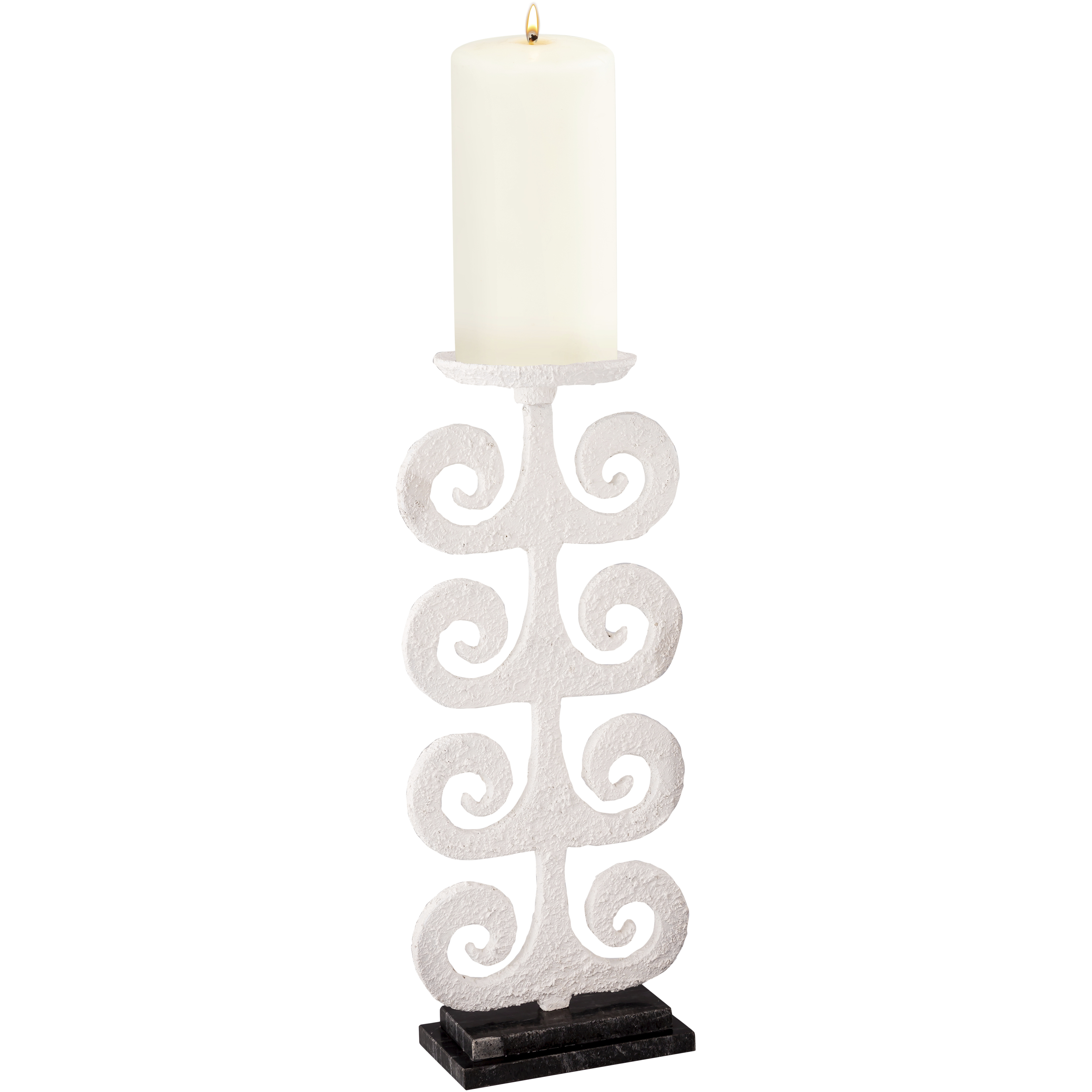 Curled Fern 19 X 8 inch Candleholder