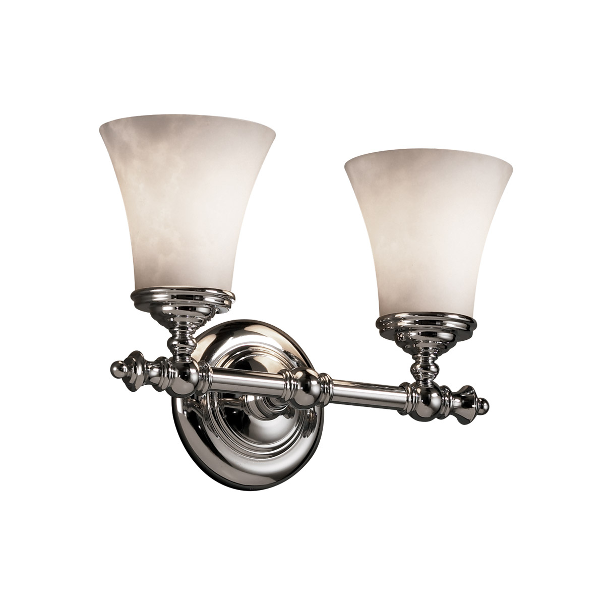 Clouds 2 Light 14.25 inch Polished Chrome Bath Bar Wall Light in Incandescent