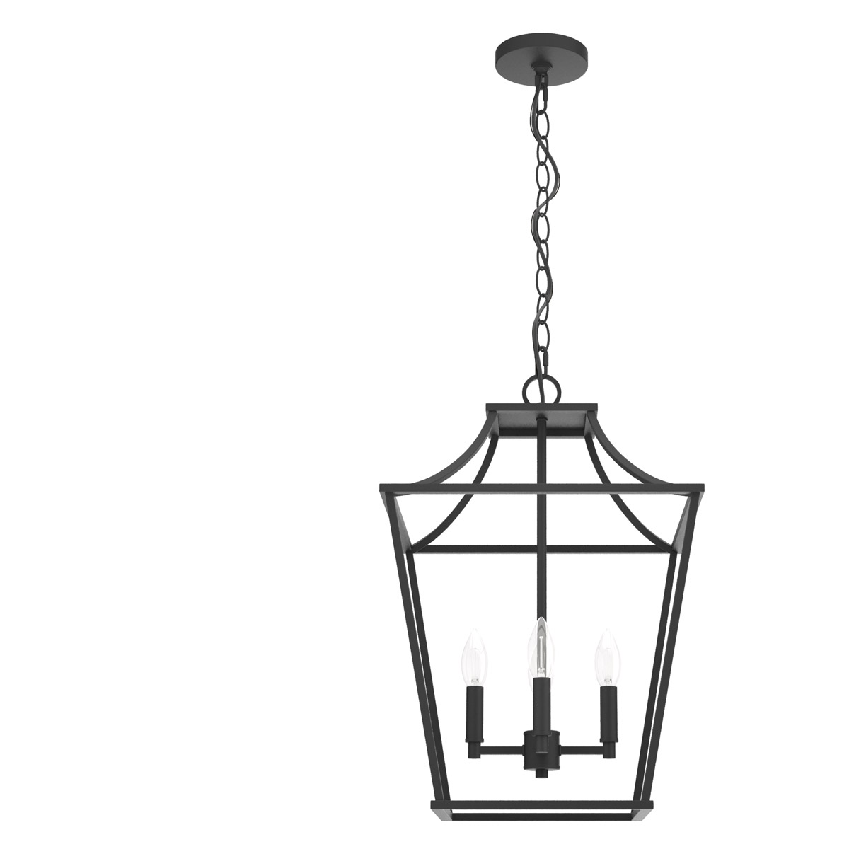 Laurel Ridge 4 Light 15.5 inch Natural Iron Lantern Pendant Ceiling Light