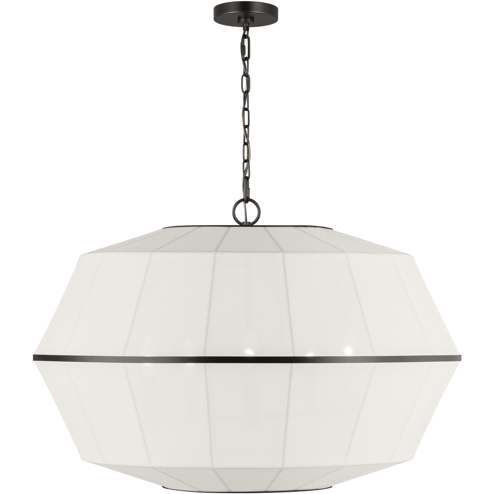 ED Ellen DeGeneres Hikari 5 Light 32.25 inch Aged Iron Pendant Ceiling Light