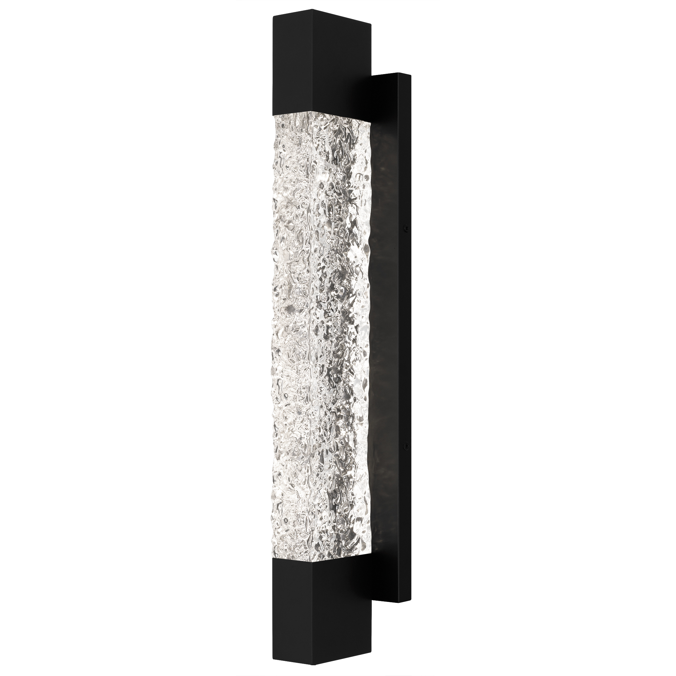 Solace LED 24 inch Matte Black Outdoor Wall Lantern, Large