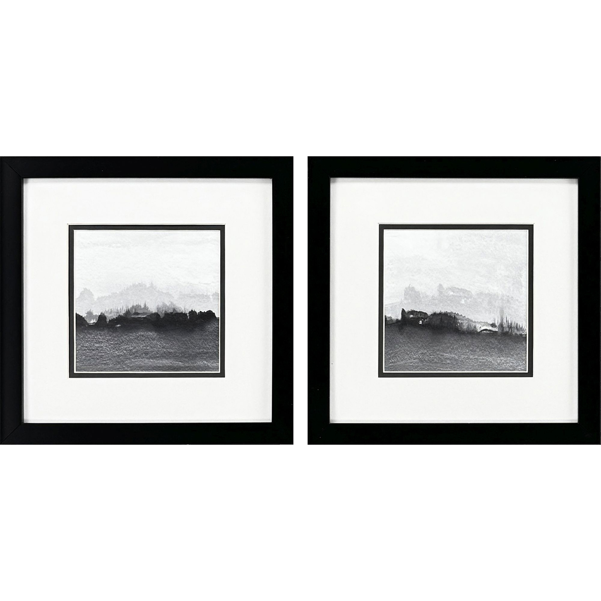 Slauson View Black and Gray Framed Art, Propac