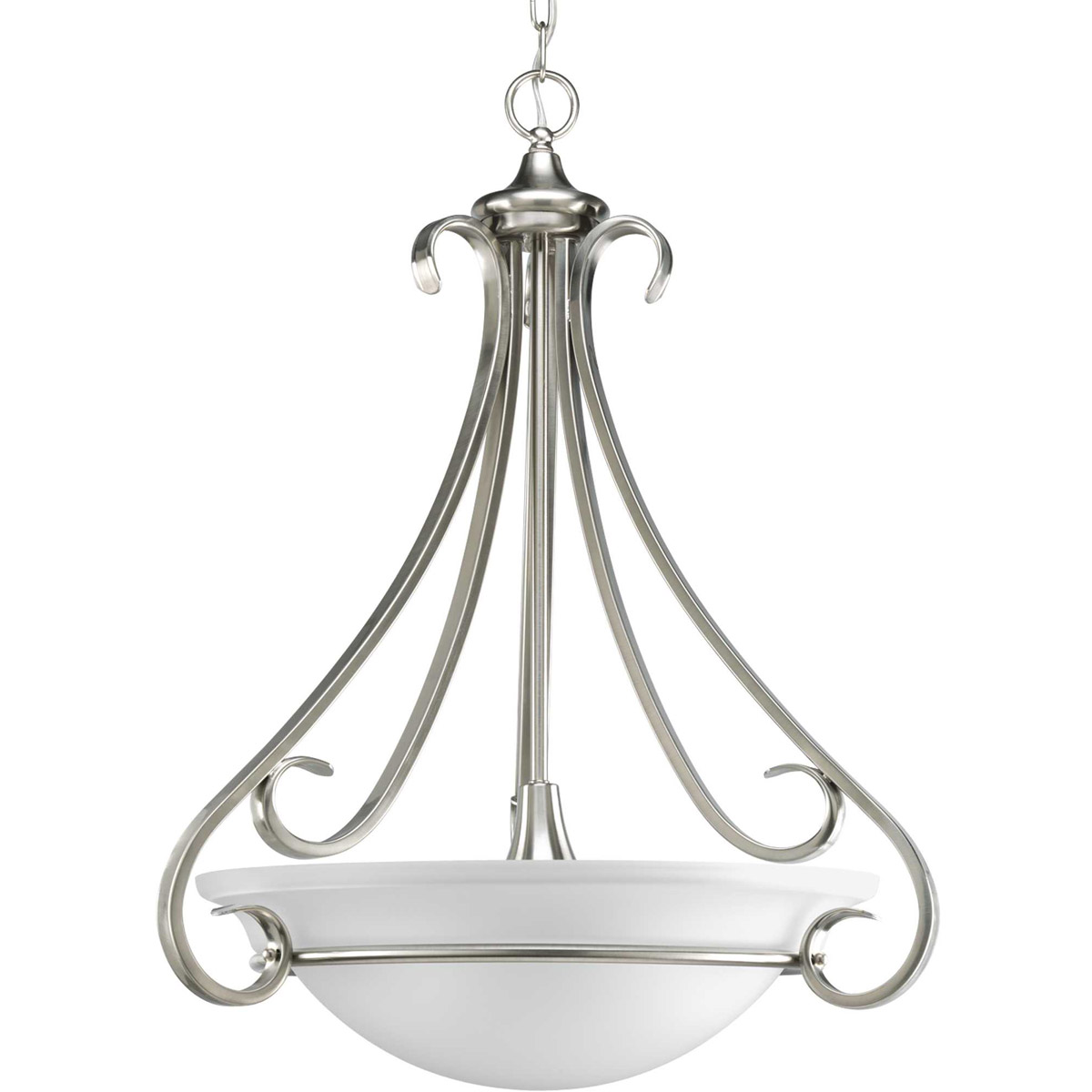 Slade 3 Light 22 inch Brushed Nickel Foyer Pendant Ceiling Light