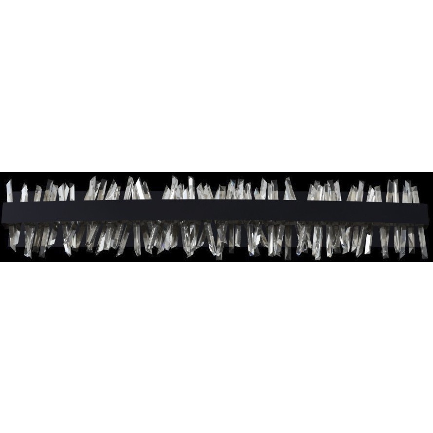Glacier Bath Vanity Light Wall Light in Matte Black