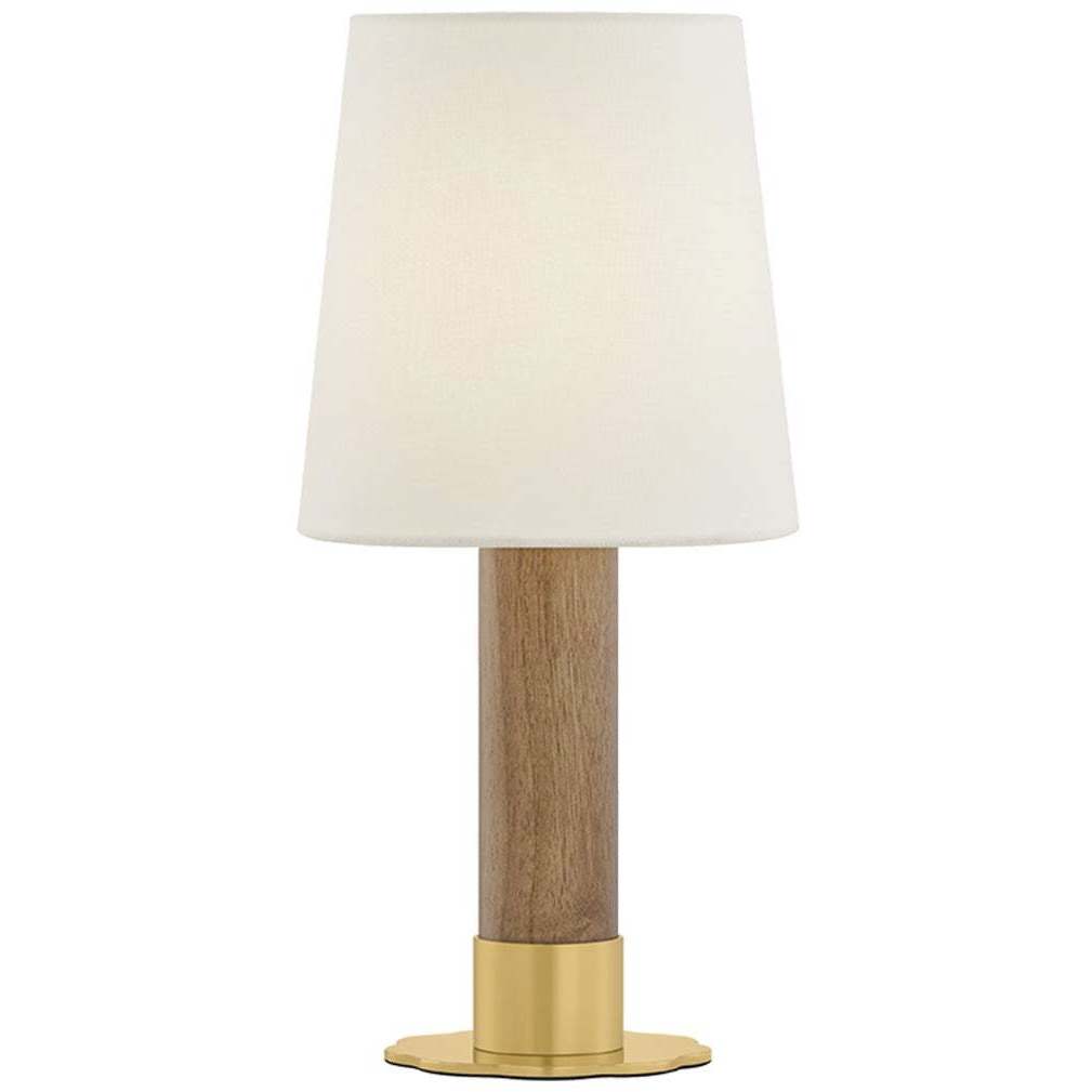 Meadowbrook 14.25 inch 8 watt Aged Brass Rechargeable Table Lamp Portable Light