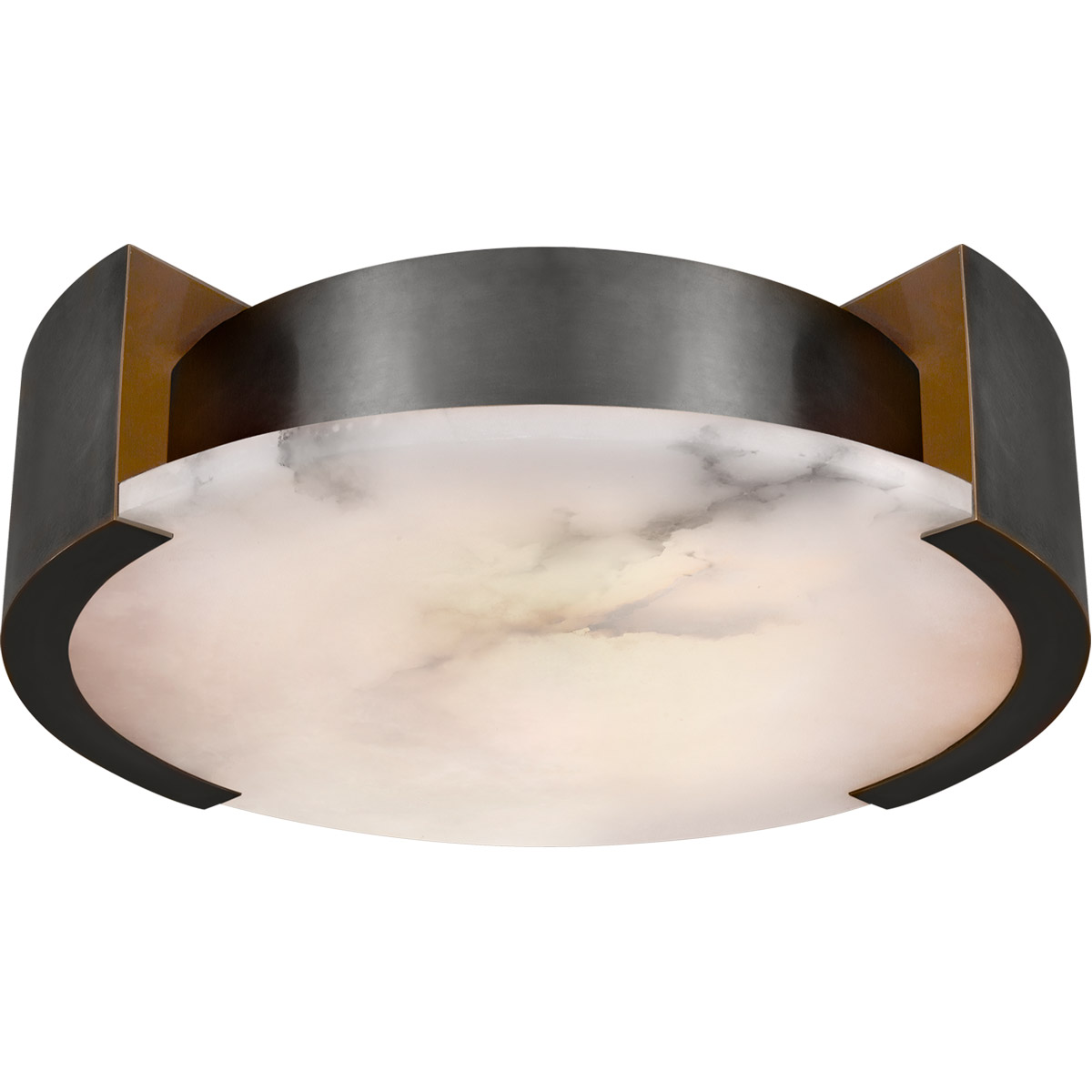 Kelly Wearstler Melange LED 17 inch Bronze Flush Mount Ceiling Light, Large