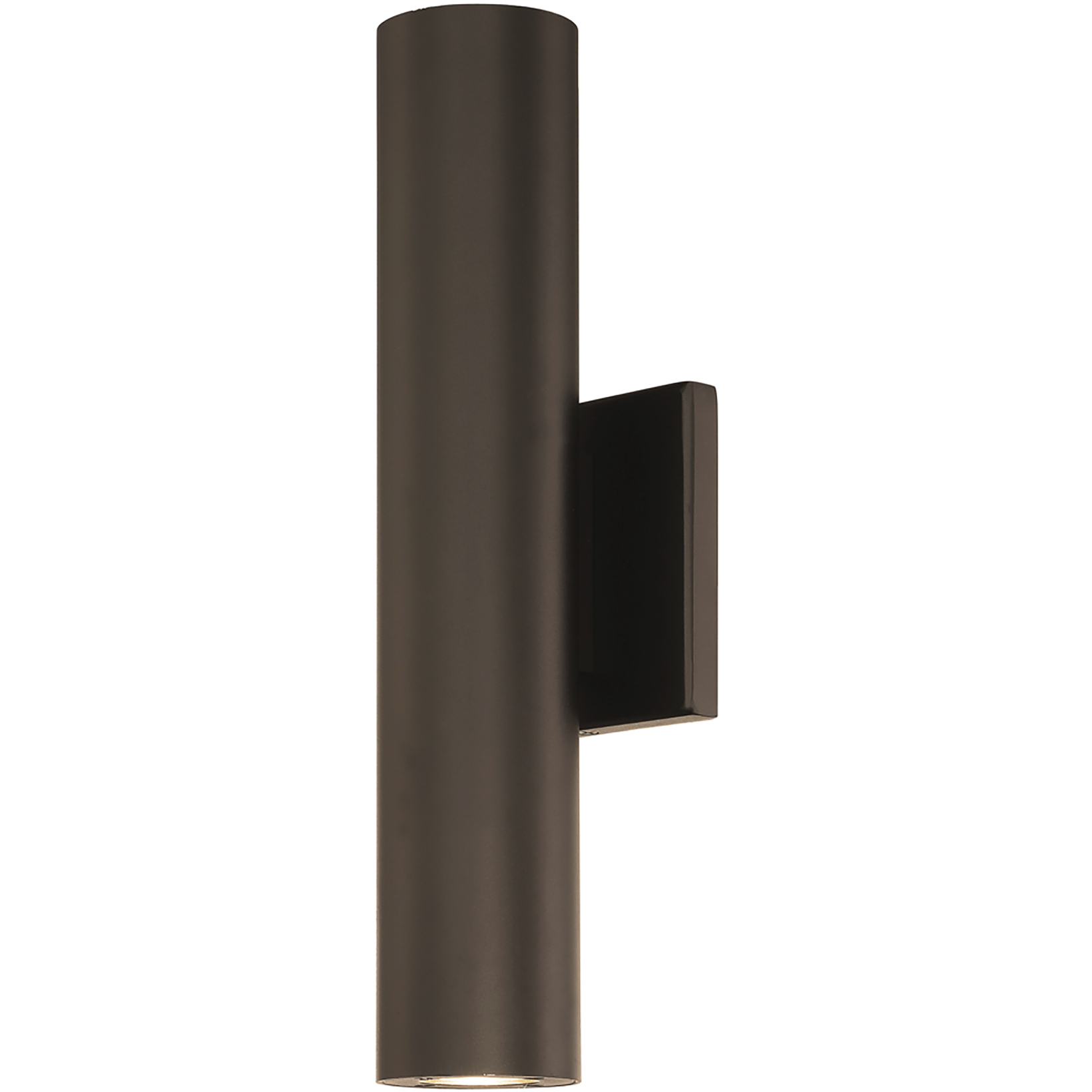 Caliber LED 14 inch Bronze Outdoor Wall Light, dweLED