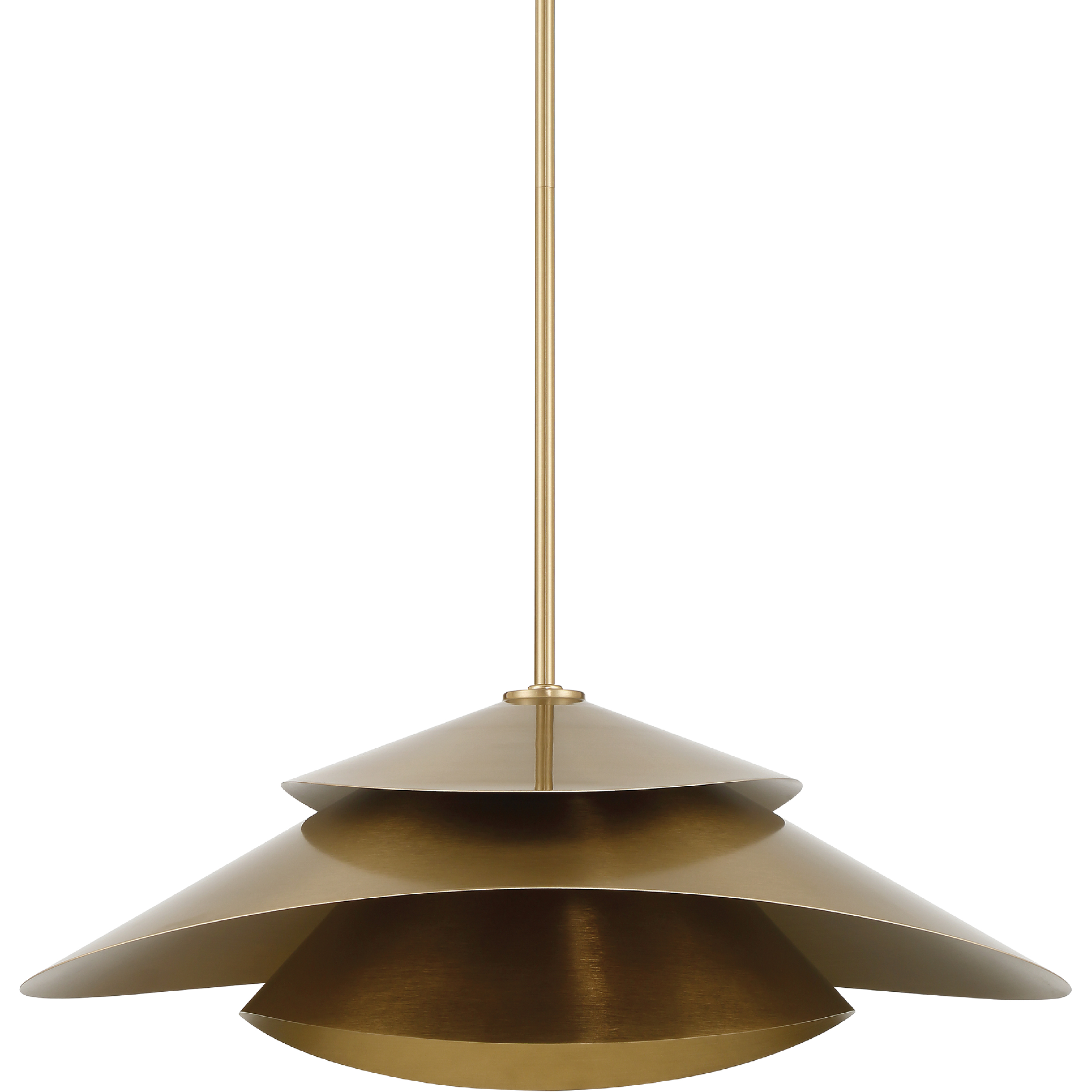 Hiro 1 Light 20 inch Alturas Gold Pendant Ceiling Light, Extra Large