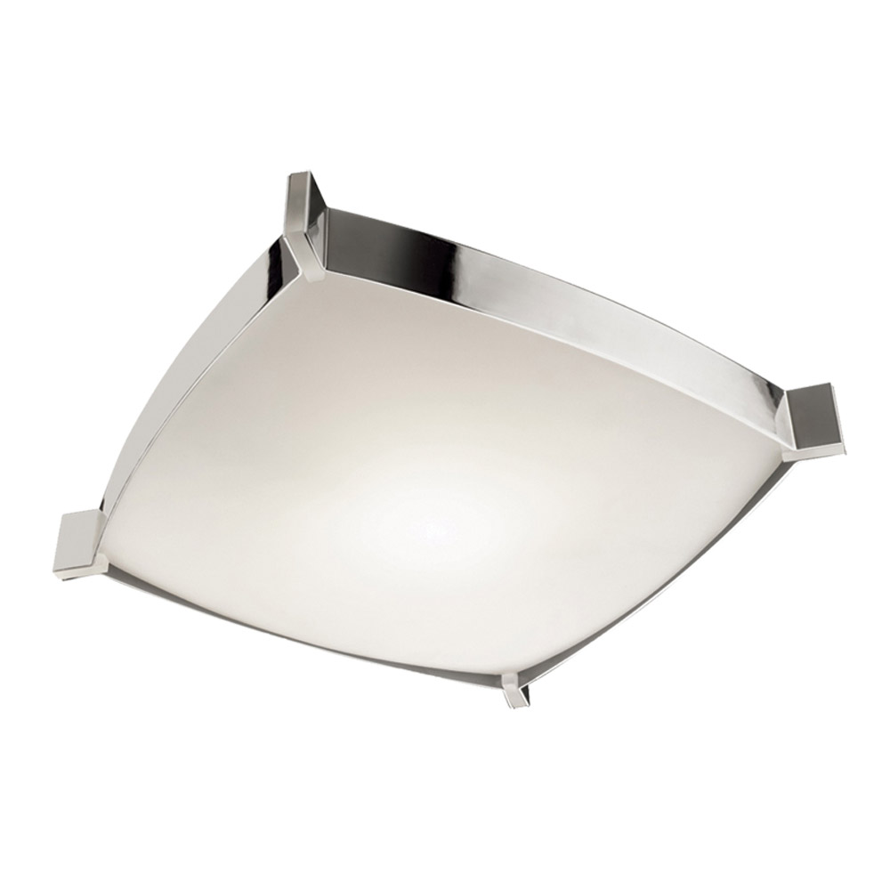 Linea 4 Light 19.75 inch Chrome Flush Mount Ceiling Light
