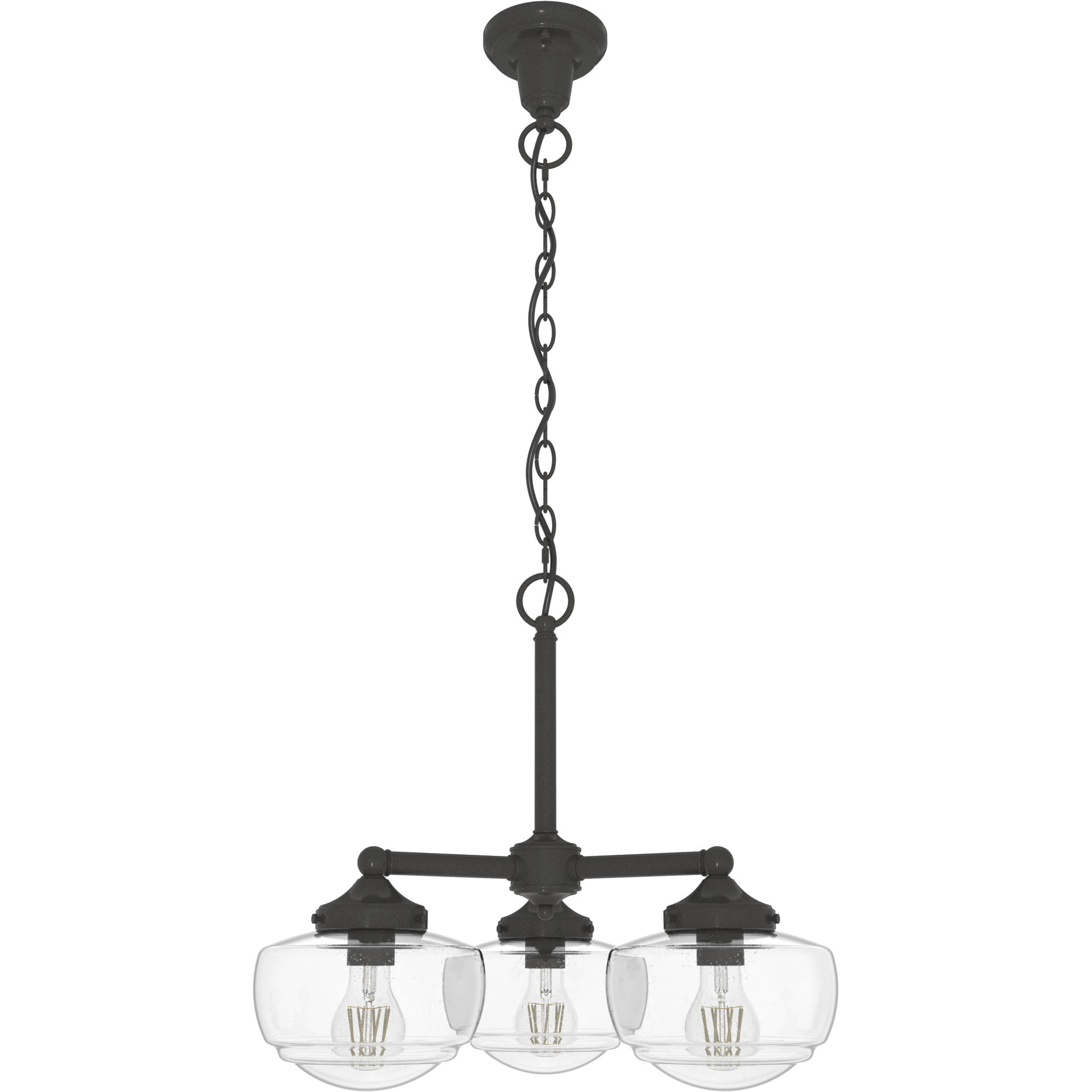 Saddle Creek 3 Light 20.25 inch Noble Bronze Chandelier Ceiling Light