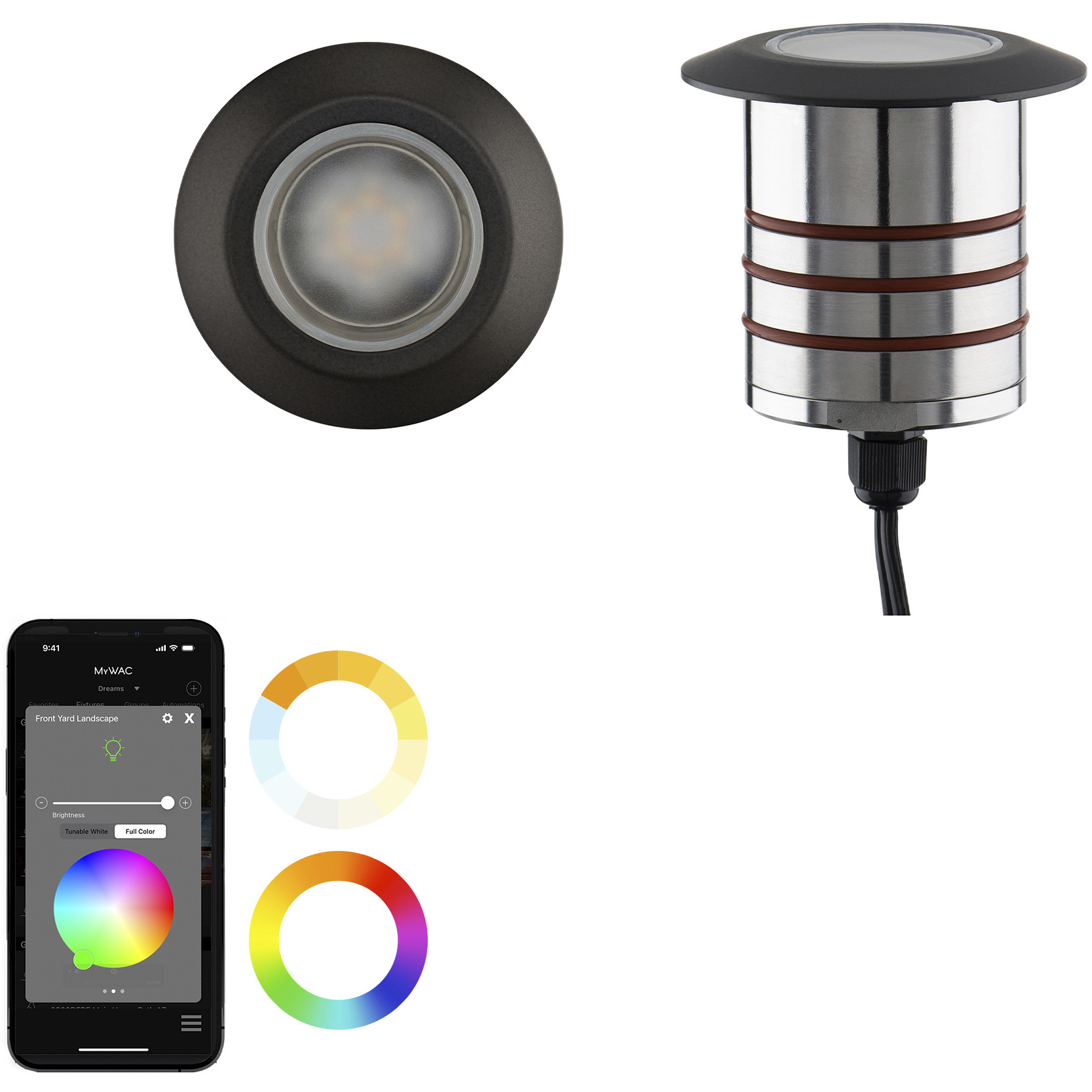 Colorscaping 12 4.5 watt Stainless Steel Coated in Bronze Path Indicator Light, Colorscaping