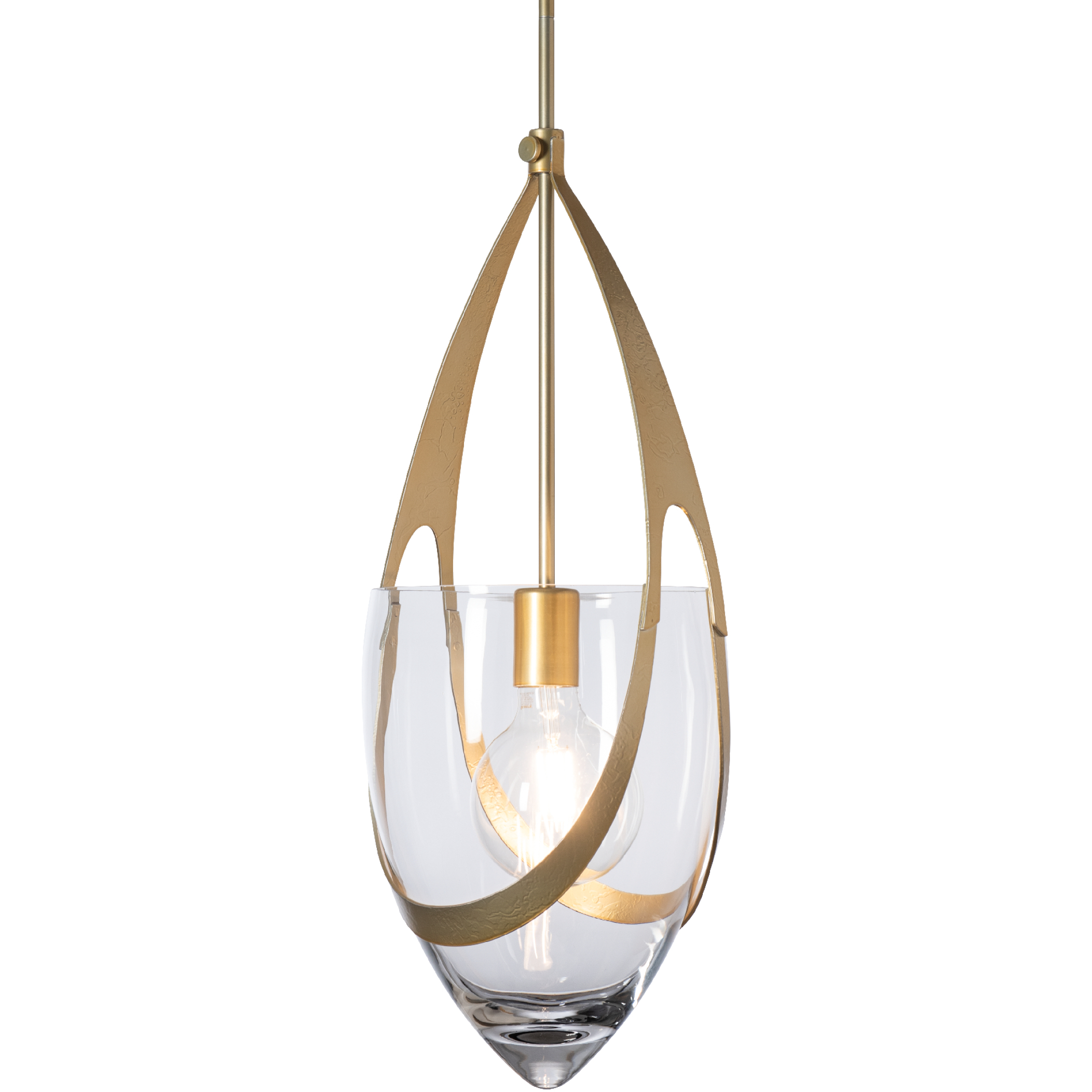 Vaso 1 Light 10.9 inch Sterling Pendant Ceiling Light