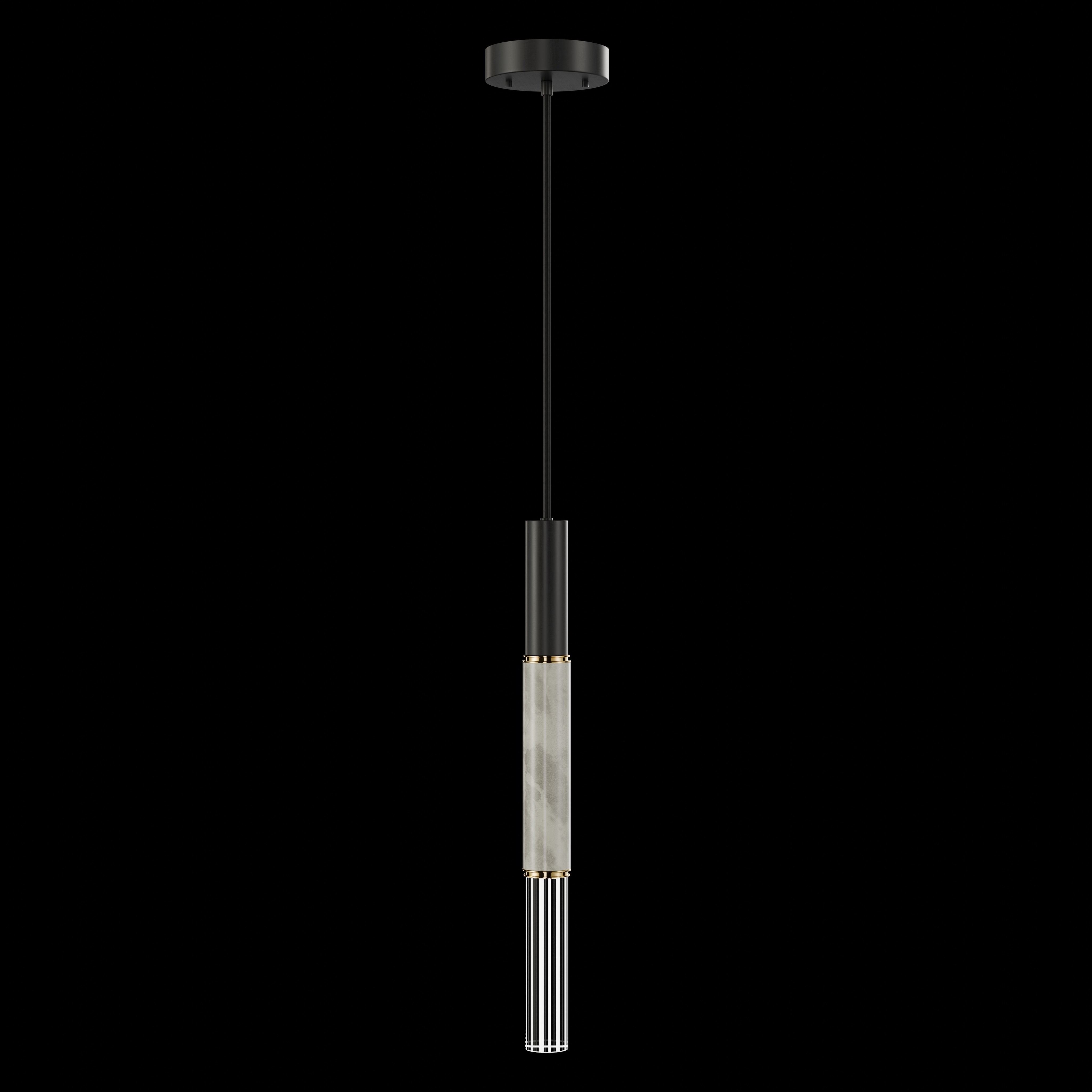 Antonia 1 Light 6.5 inch Black Pendant Ceiling Light